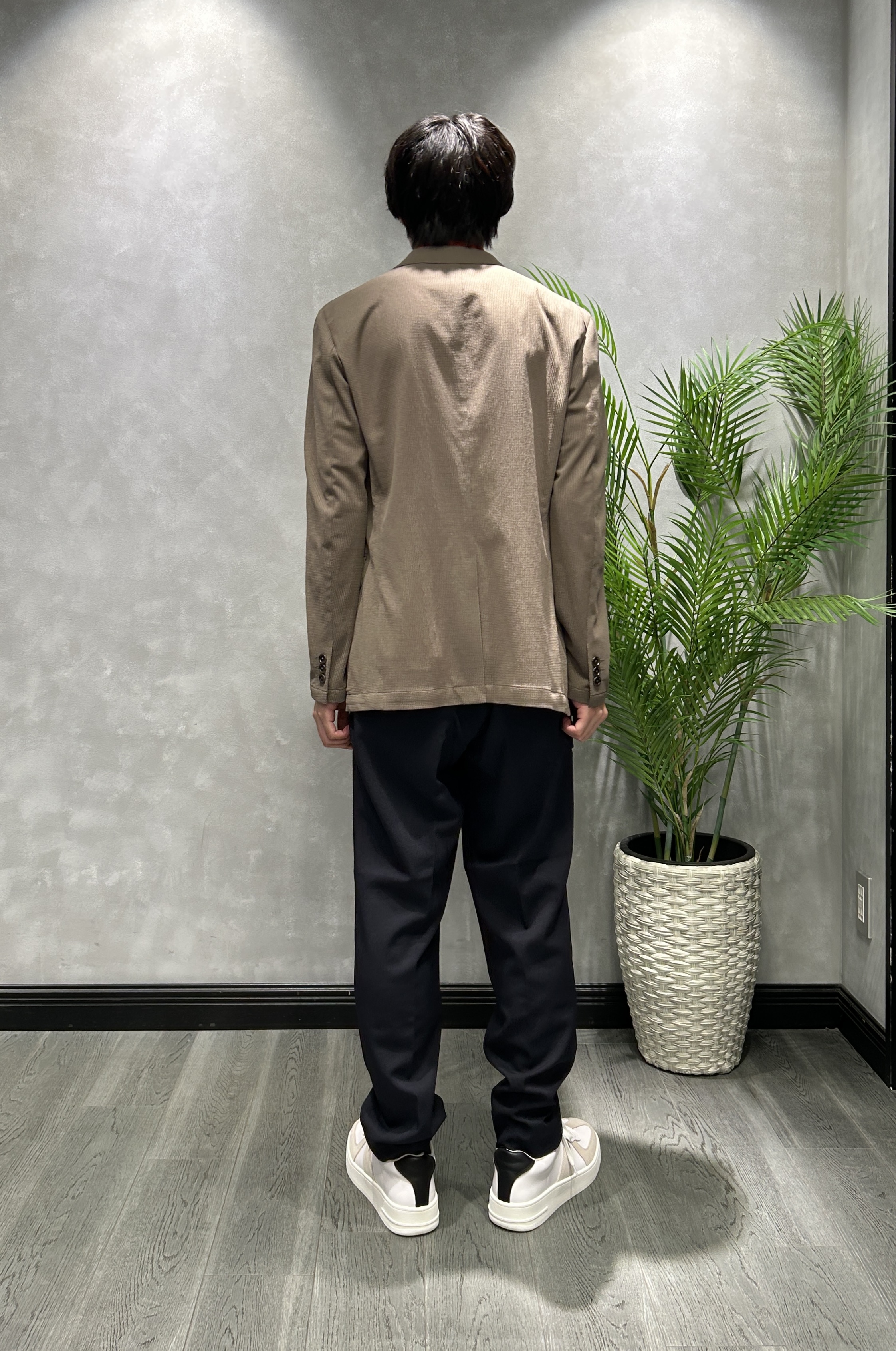 ruiさんの「TAKEO KIKUCHI｜【接触冷感】アイスクリアコットン ワンポイント ポロシャツ」を使ったコーディネート