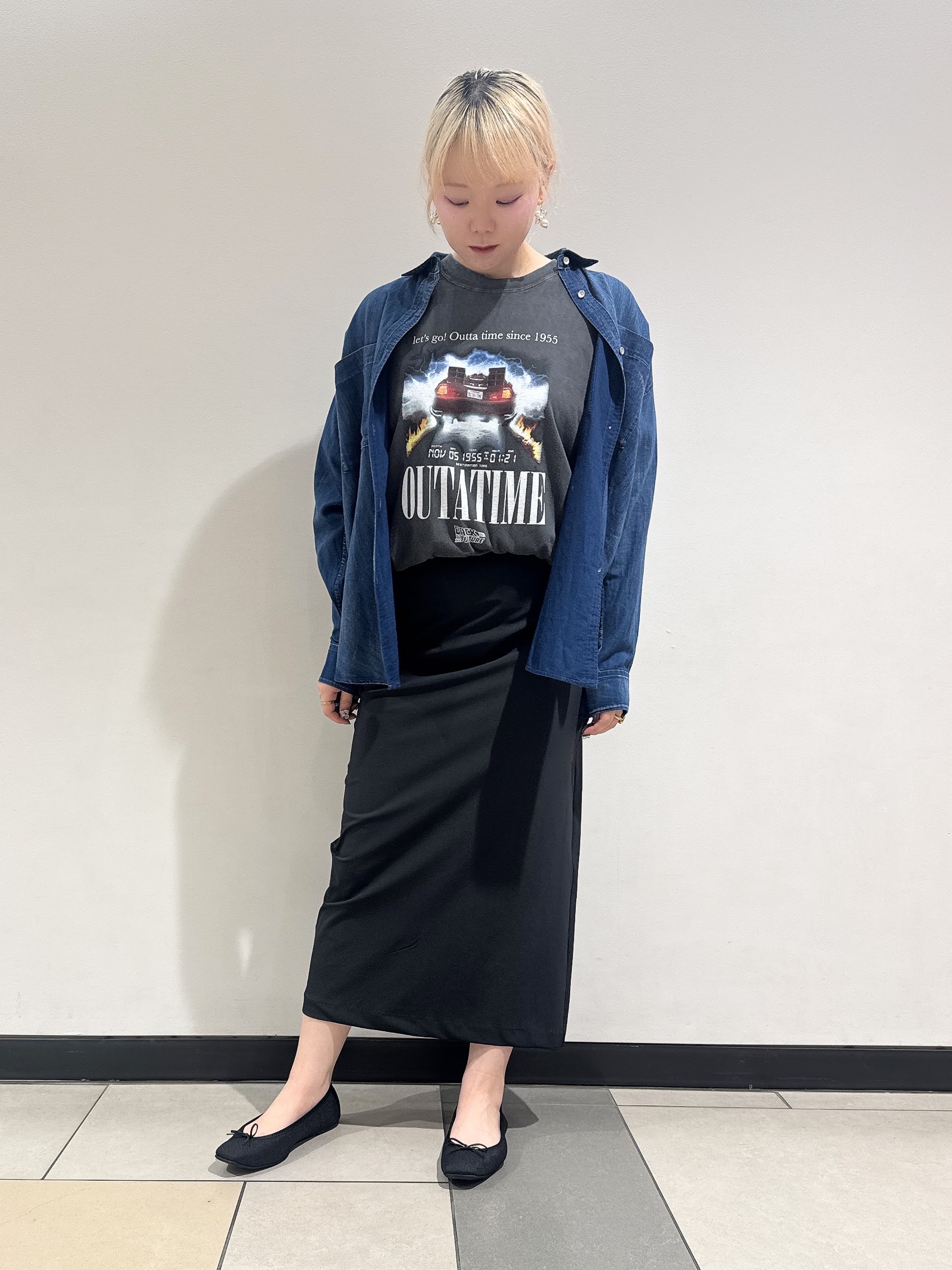 なかもとあきさんの「DRESSTERIOR｜【涼しく着映え】シアーデニムシャツ」を使ったコーディネート