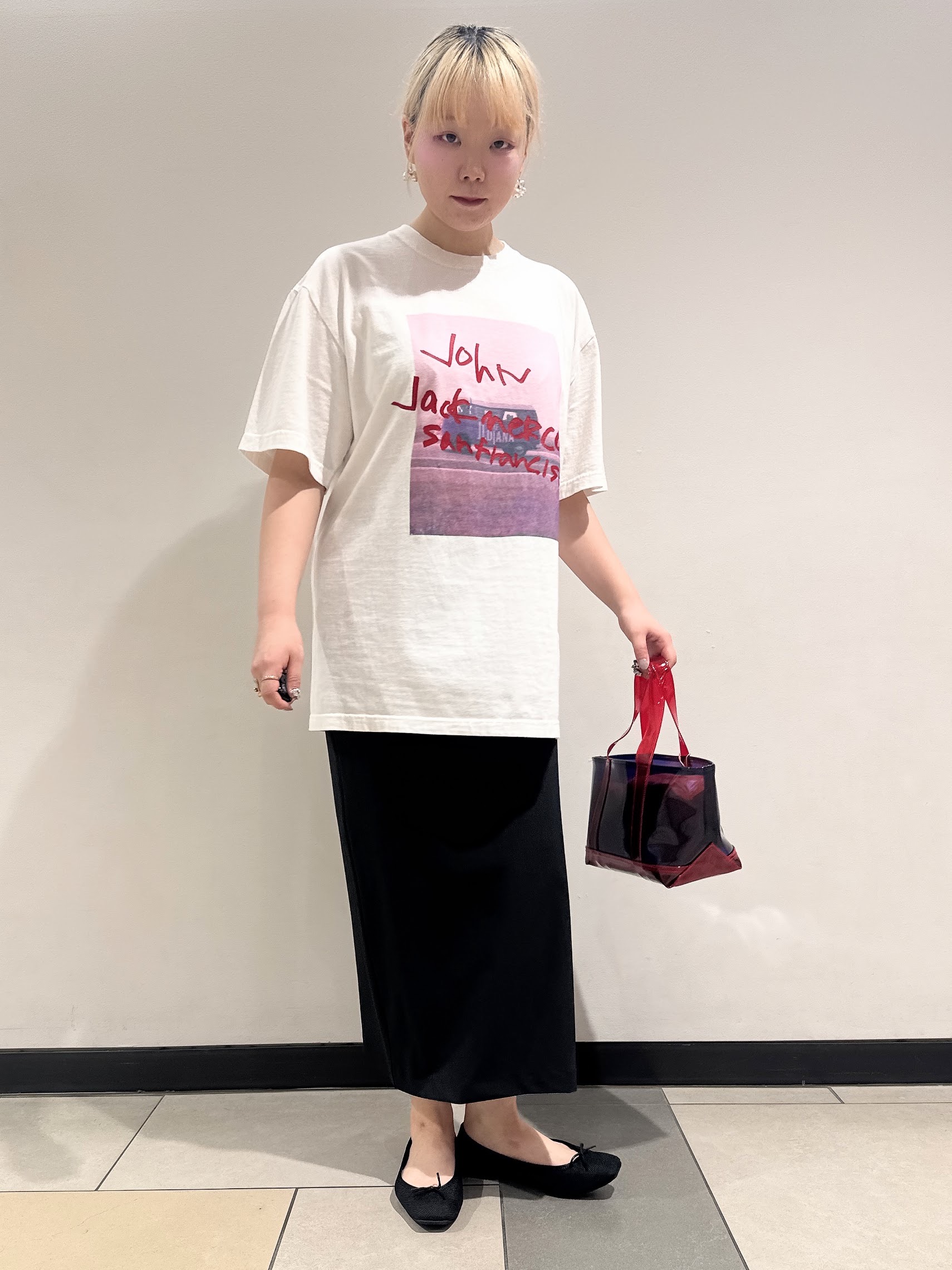 なかもとあきさんの「DRESSTERIOR｜◆【洗える/ポケット付き】ストレッチナロースカート」を使ったコーディネート
