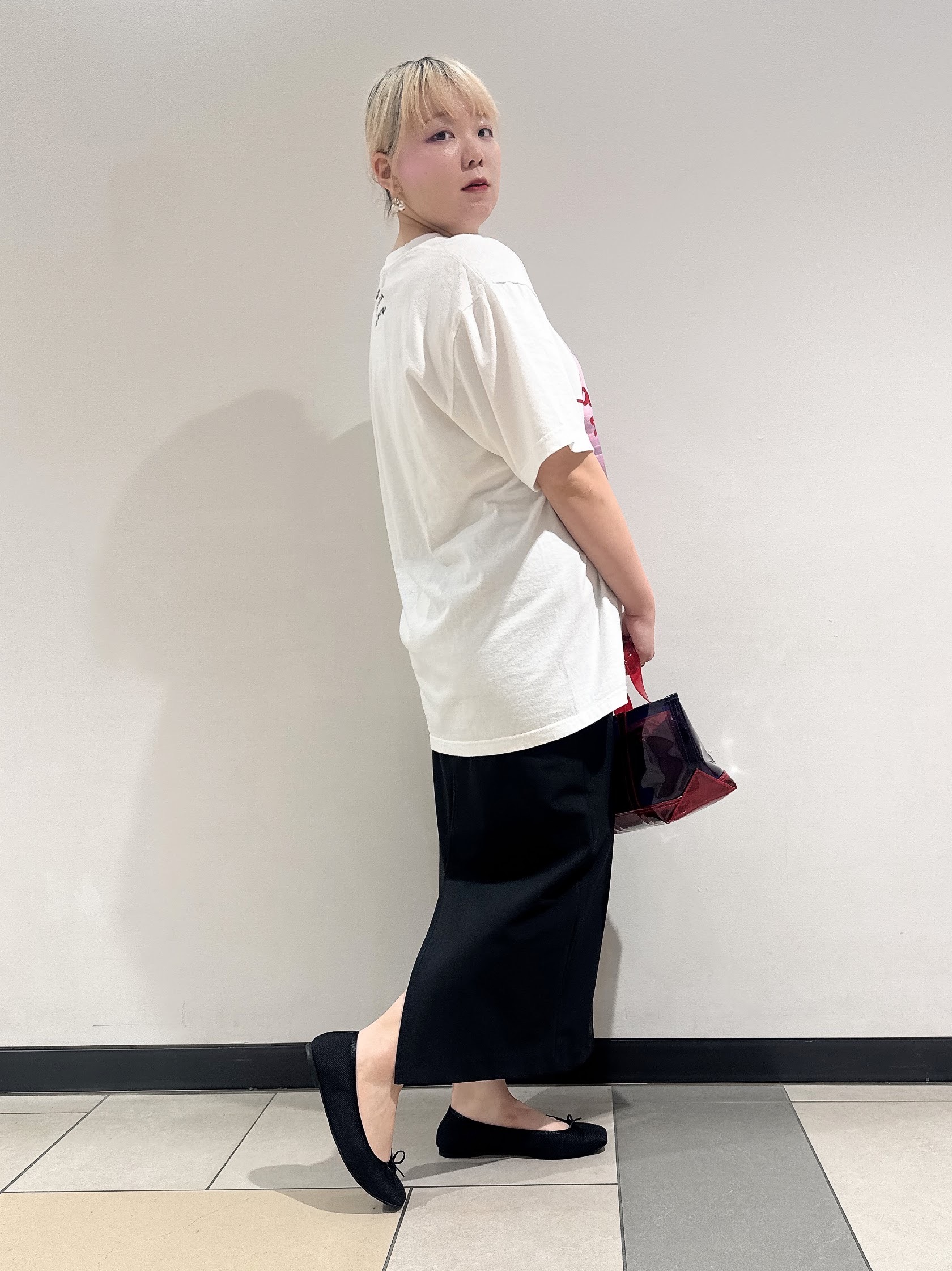 なかもとあきさんの「DRESSTERIOR｜◆【洗える/ポケット付き】ストレッチナロースカート」を使ったコーディネート