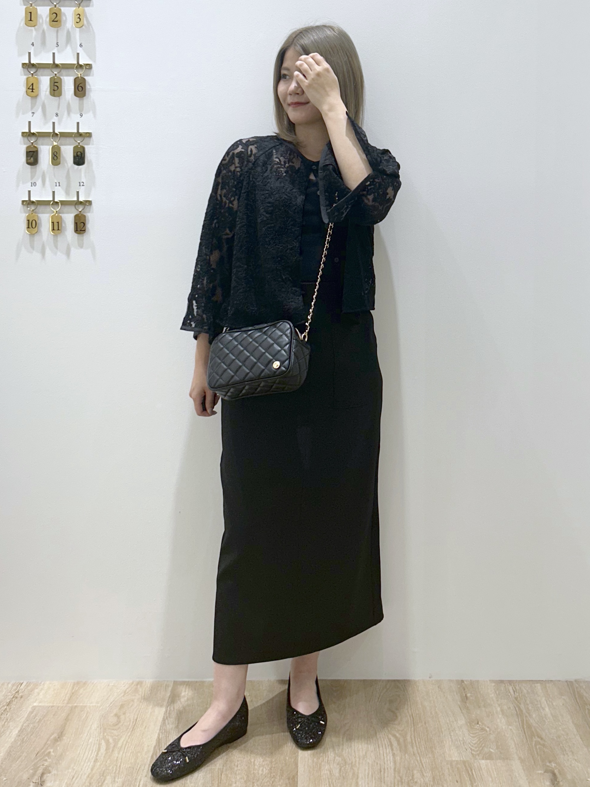 suzukaさんの「OPAQUE.CLIP｜刺繍レースショートブラウス【洗える】」を使ったコーディネート