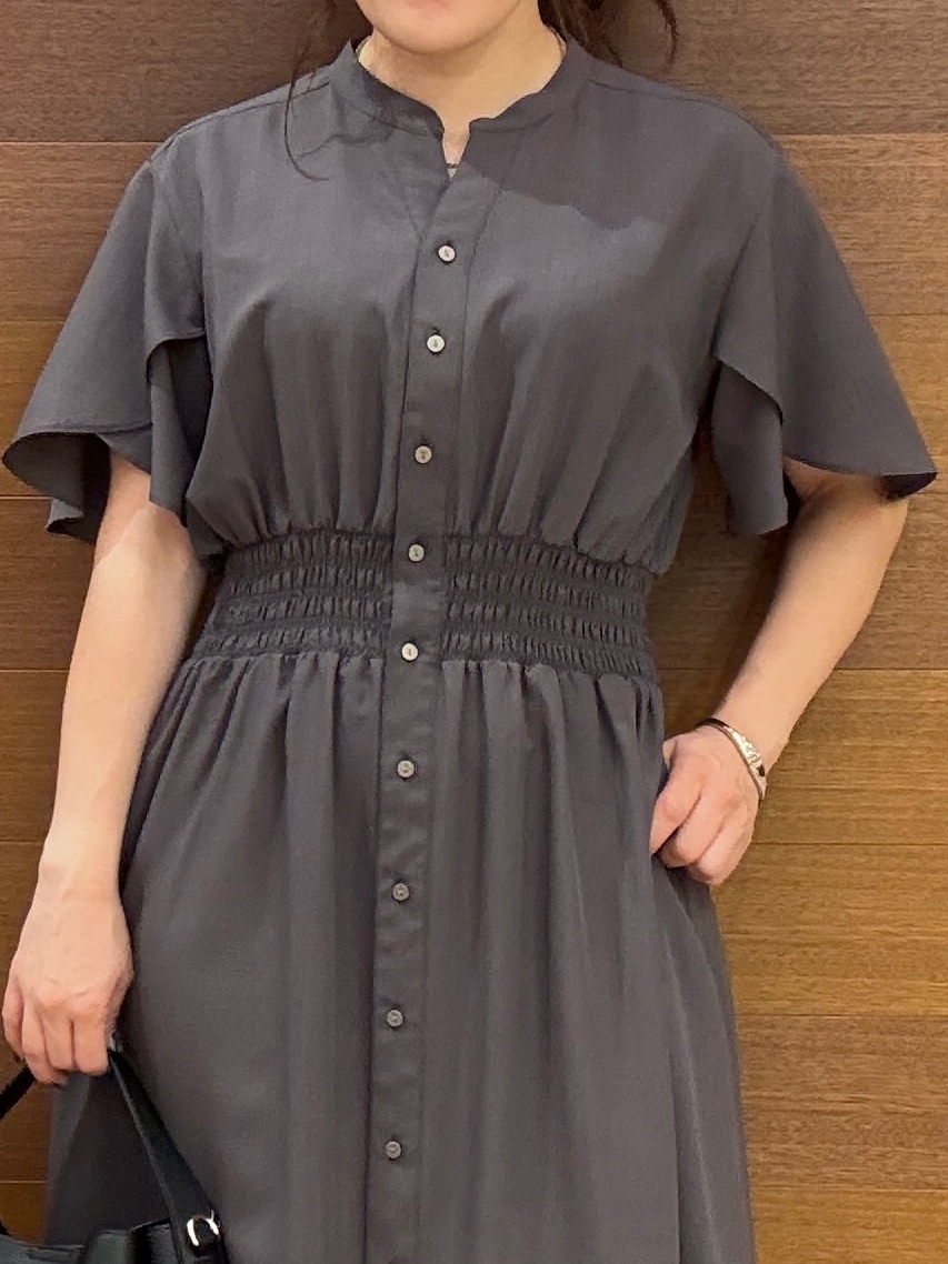 maichiさんの「OPAQUE.CLIP｜スキッパーシャツワンピース【洗濯機OK／イージーアイロン】」を使ったコーディネート