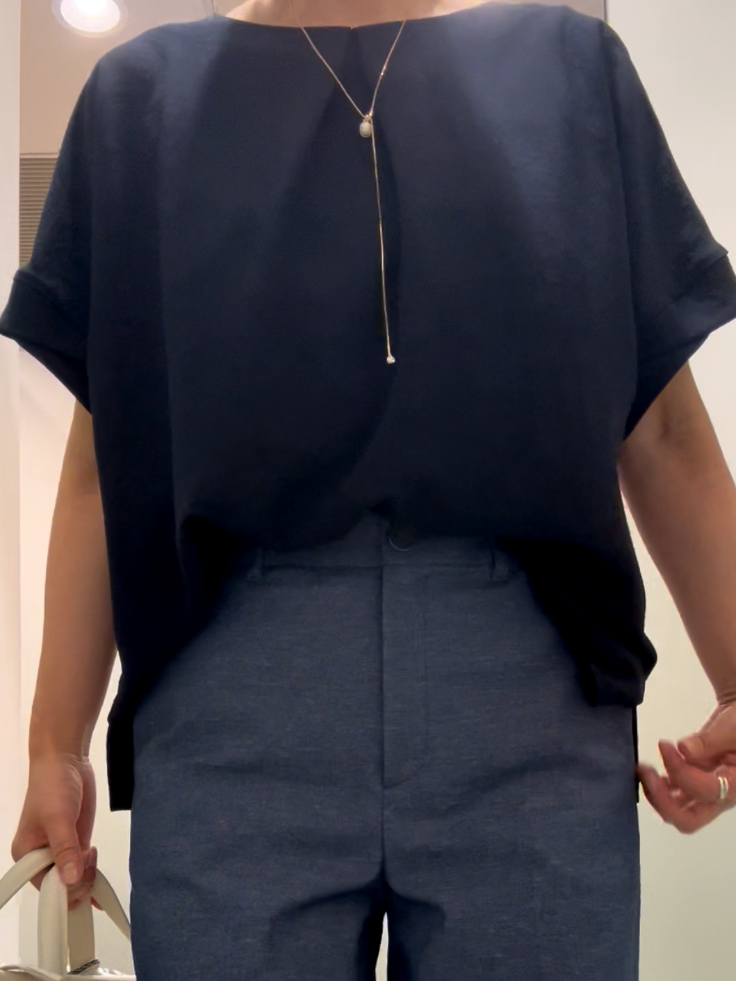 まどかさんの「UNTITLED｜【セットアップ可/UVカット/前後2WAY】リラクシーフレンチスリーブブラウス」を使ったコーディネート