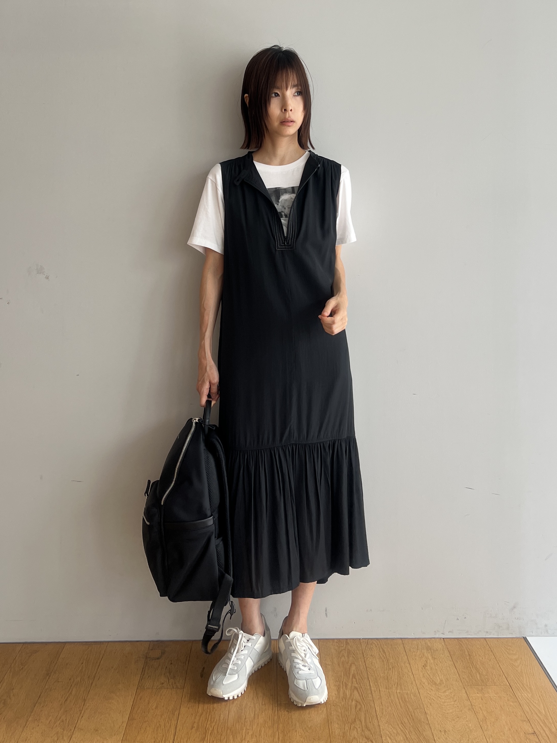 misaさんの「DRESSTERIOR｜【別注】マリリンモンロー/オフショットプリントT」を使ったコーディネート