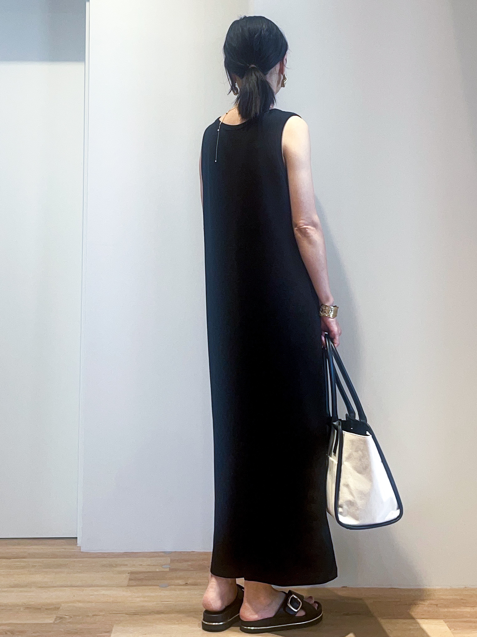 あいさんの「OPAQUE.CLIP｜【接触冷感】カットソーワンピース《洗濯機OK》」を使ったコーディネート
