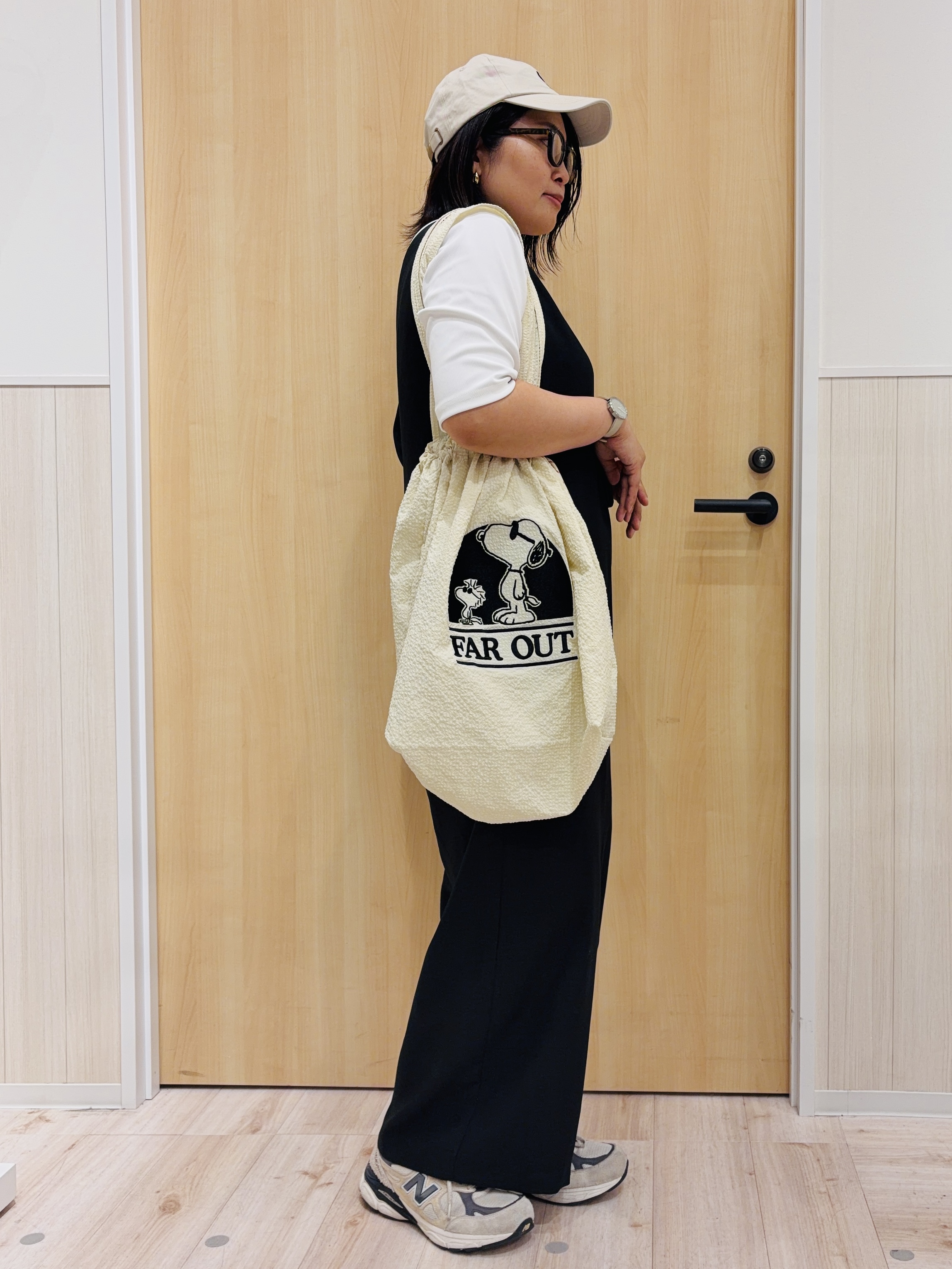 すーさんの「SHOO･LA･RUE｜【前後2WAY/S-LL/洗濯機可】着回しやすい 5分袖テレコトップス」を使ったコーディネート