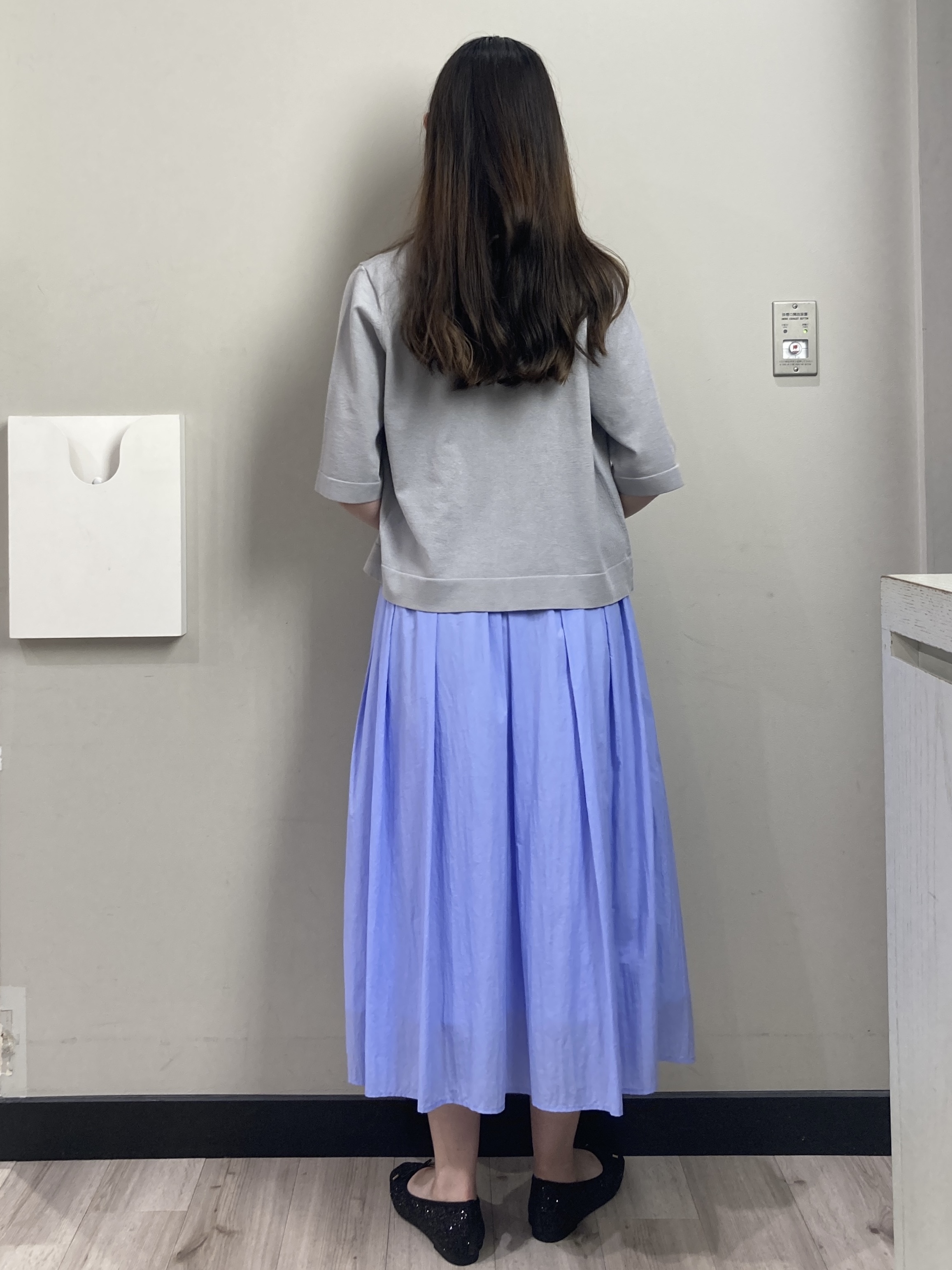 わかさんの「index｜【UV】ドライタッチラメニットカーディガン《洗える》」を使ったコーディネート