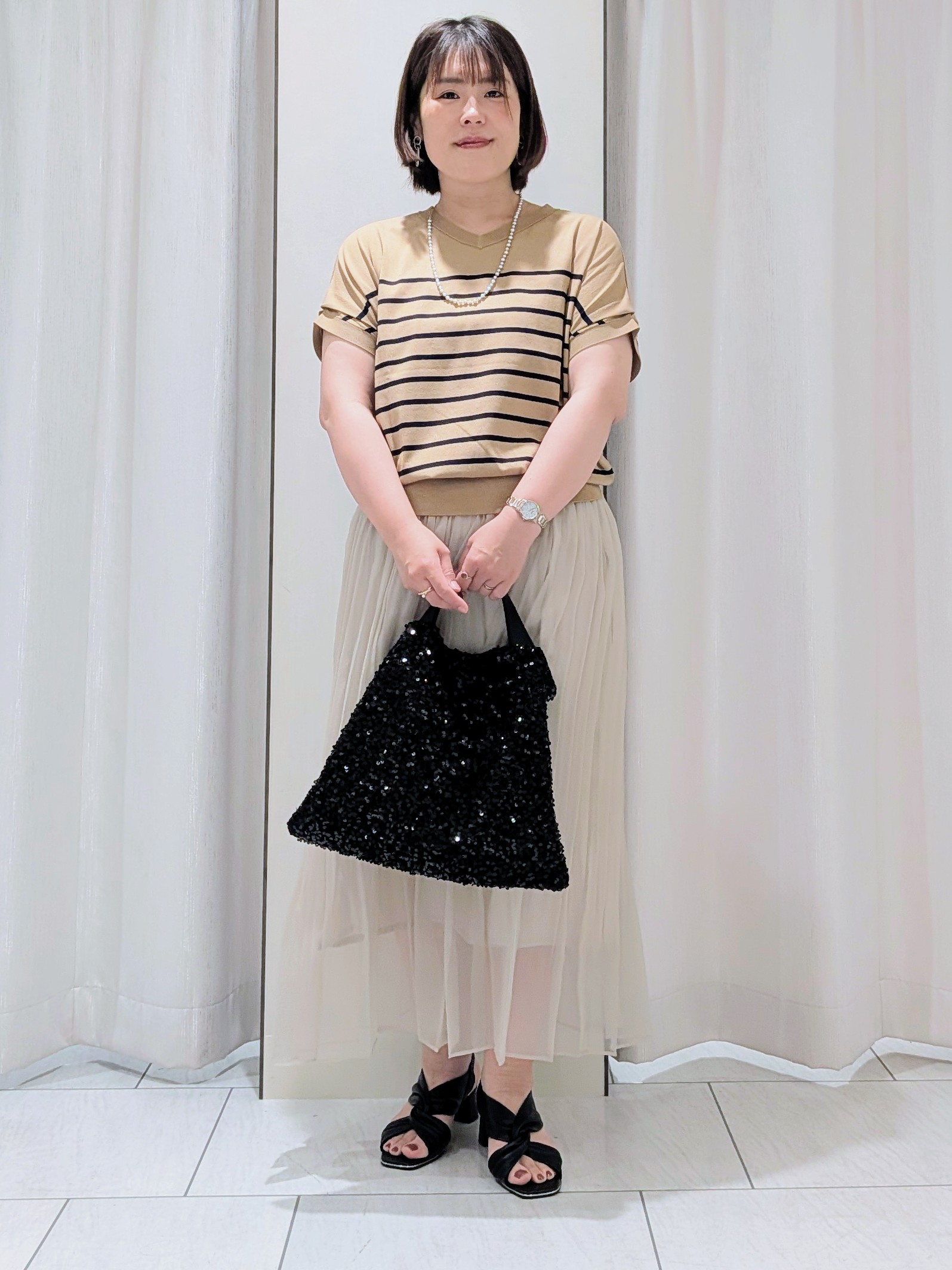Onumaさんの「UNTITLED｜【肌に張りつきにくい/前後2WAY】ドライタッチコットンプルオーバー」を使ったコーディネート