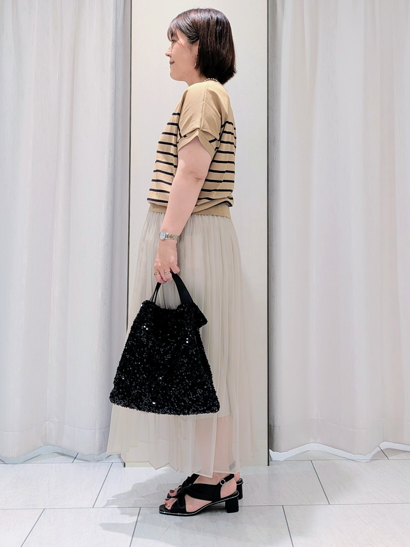 Onumaさんの「UNTITLED｜【肌に張りつきにくい/前後2WAY】ドライタッチコットンプルオーバー」を使ったコーディネート