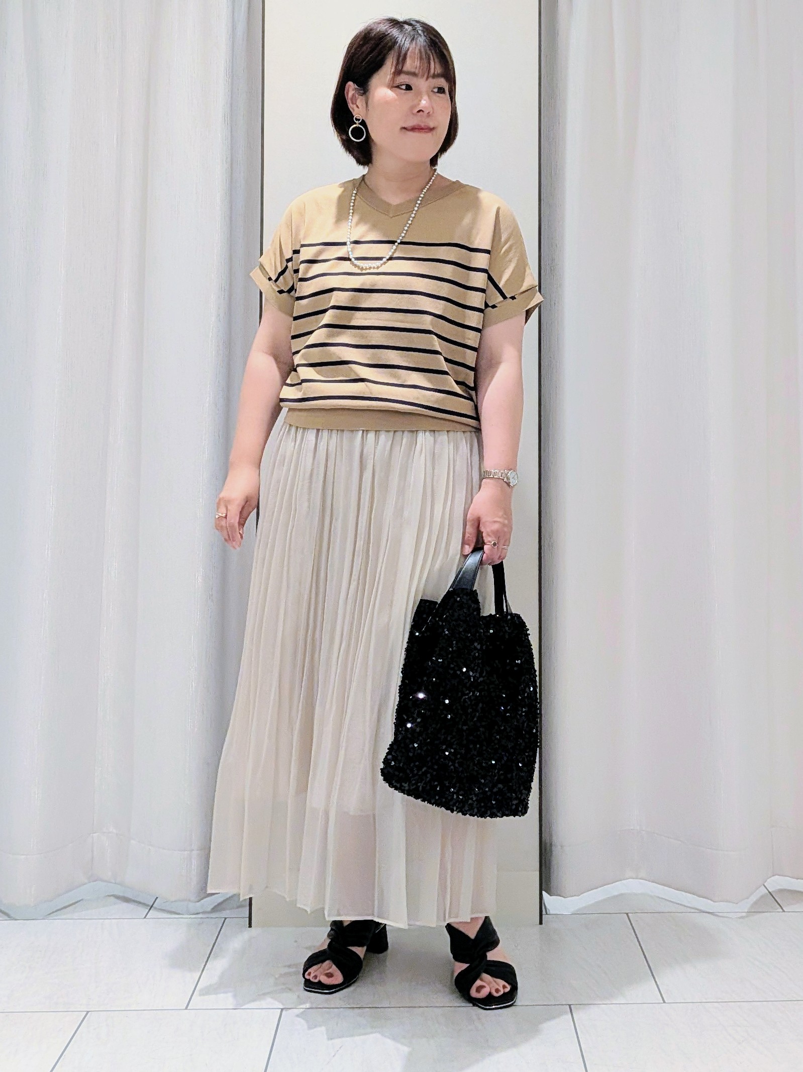 Onumaさんの「UNTITLED｜【肌に張りつきにくい/前後2WAY】ドライタッチコットンプルオーバー」を使ったコーディネート