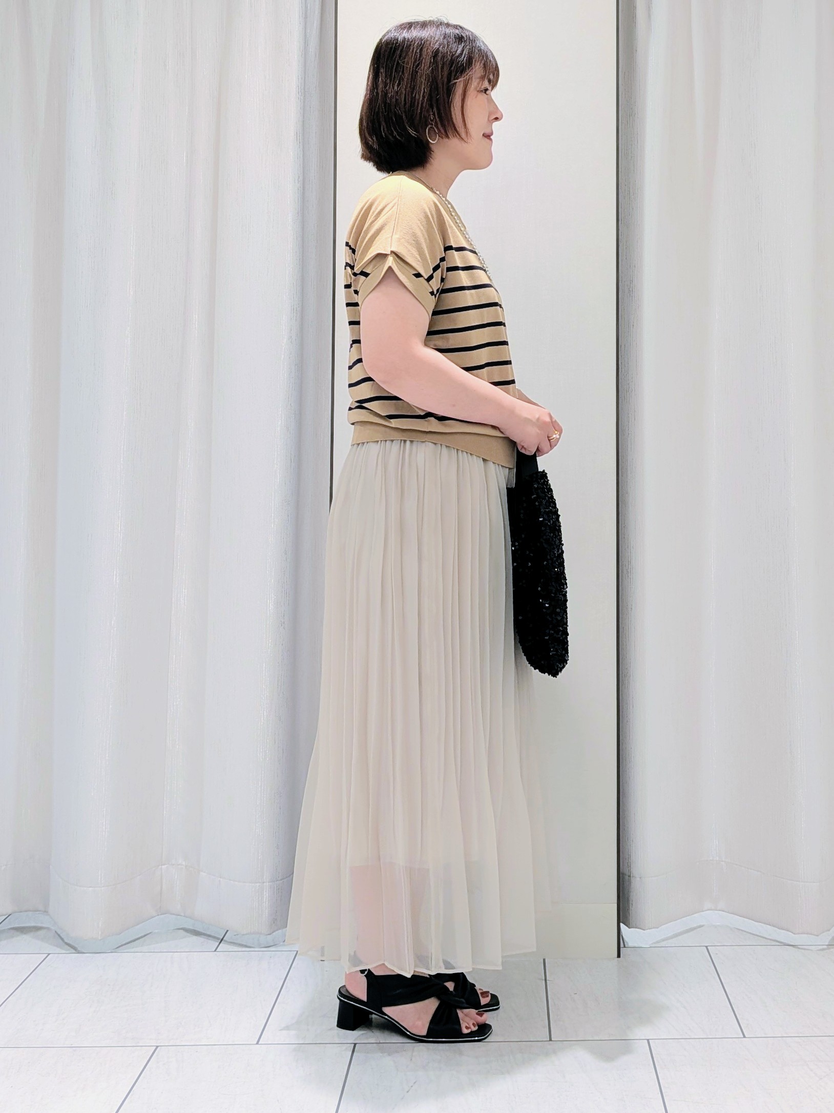 Onumaさんの「UNTITLED｜【肌に張りつきにくい/前後2WAY】ドライタッチコットンプルオーバー」を使ったコーディネート