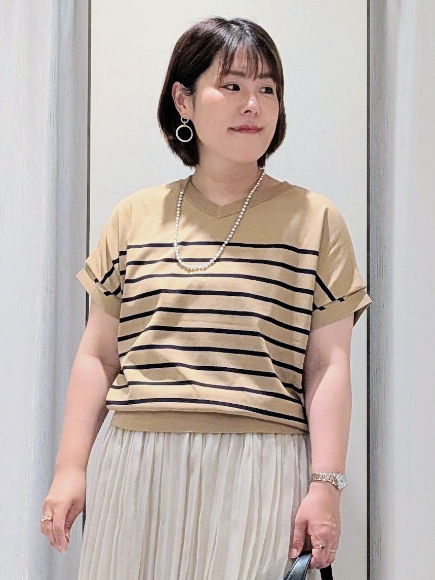 Onumaさんの「UNTITLED｜【肌に張りつきにくい/前後2WAY】ドライタッチコットンプルオーバー」を使ったコーディネート