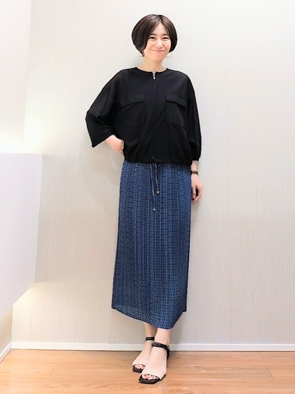 ミズタさんの「UNTITLED｜◆【洗える】シアーブルゾン」を使ったコーディネート