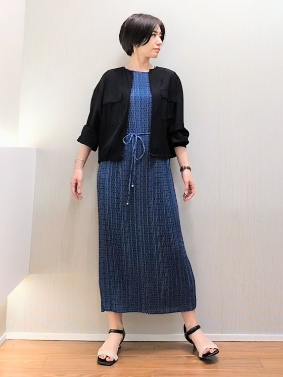 ミズタさんの「UNTITLED｜◆【洗える】シアーブルゾン」を使ったコーディネート