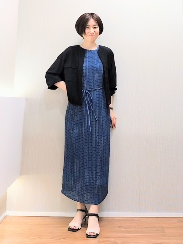 ミズタさんの「UNTITLED｜◆【洗える】シアーブルゾン」を使ったコーディネート