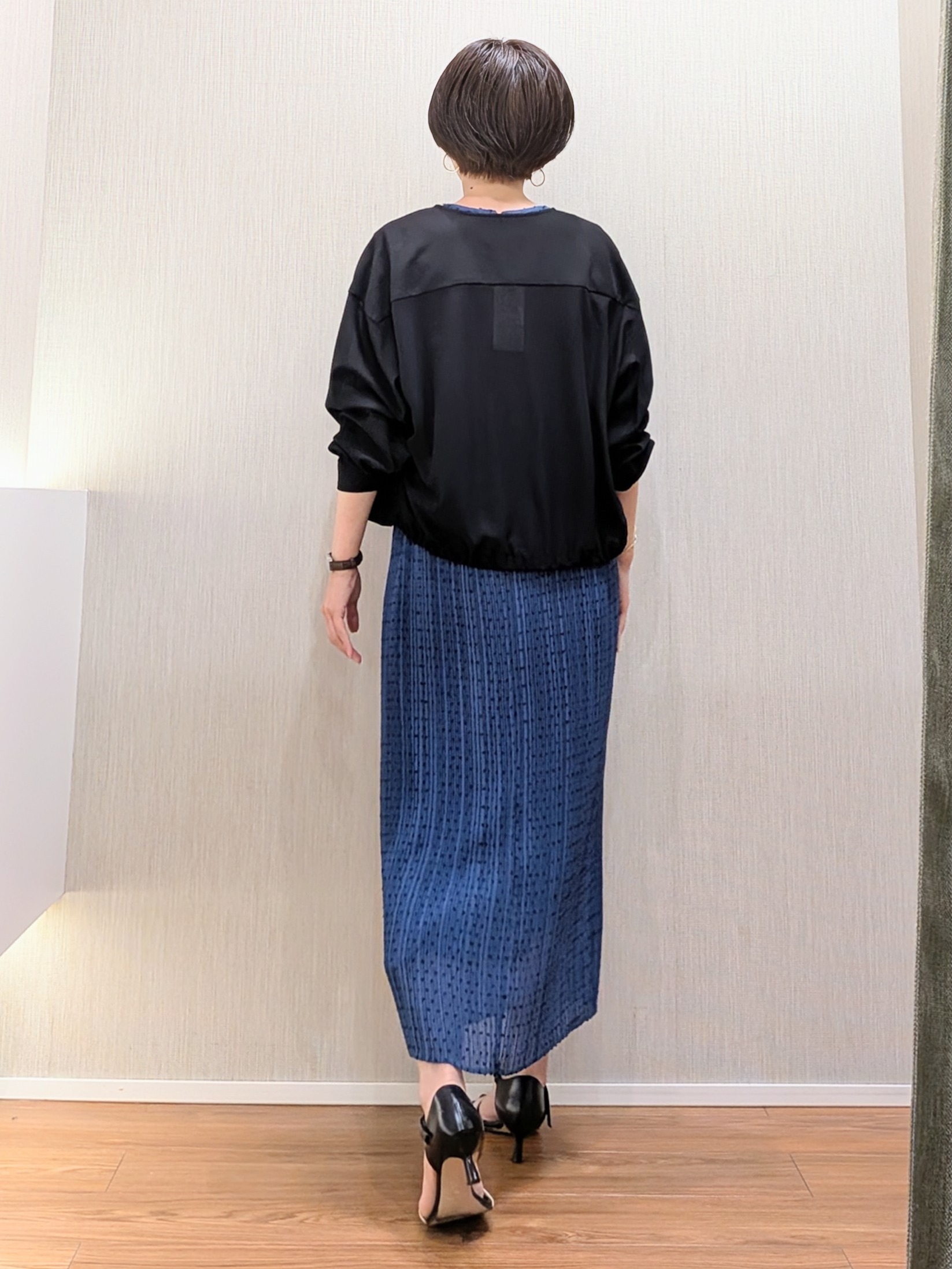 ミズタさんの「UNTITLED｜◆【洗える】シアーブルゾン」を使ったコーディネート