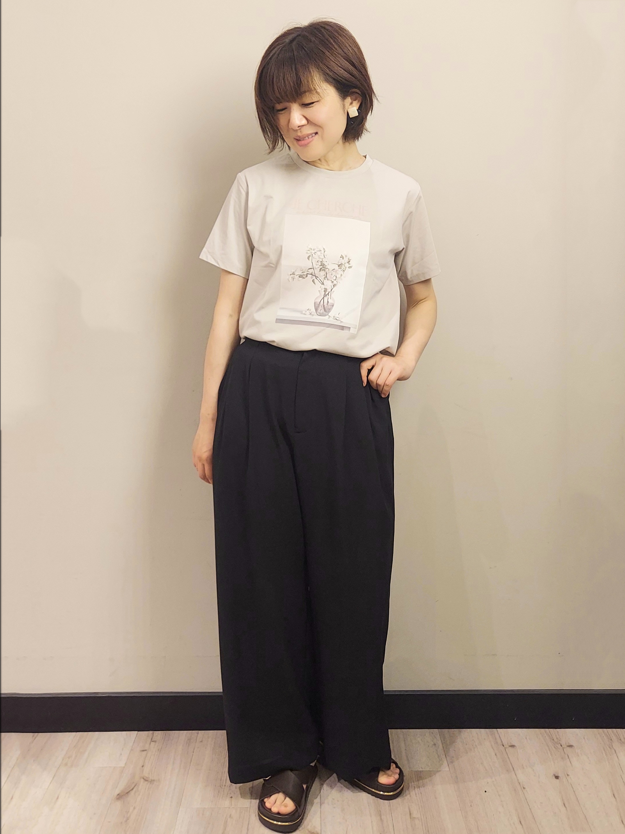 MAKIさんの「index｜【接触冷感／吸水速乾／通気性】リネンライクジャケット《防シワ／洗濯機OK》」を使ったコーディネート