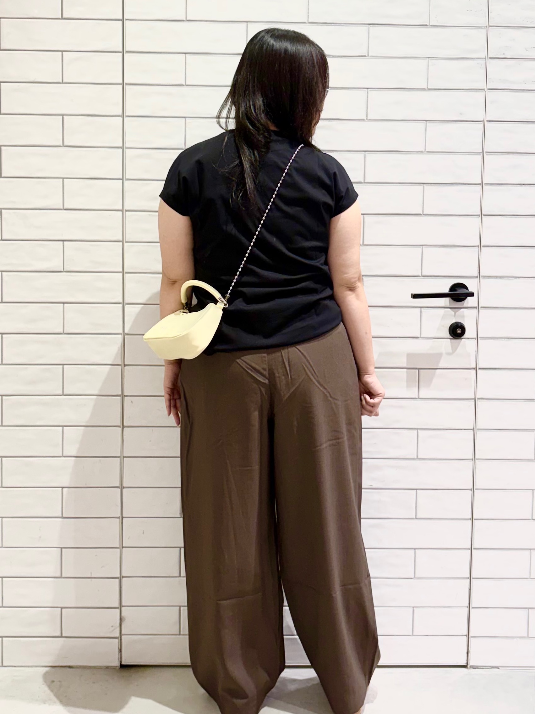 yuuさんの「OPAQUE.CLIP｜フレンチスリーブカットソー【洗濯機OK】」を使ったコーディネート