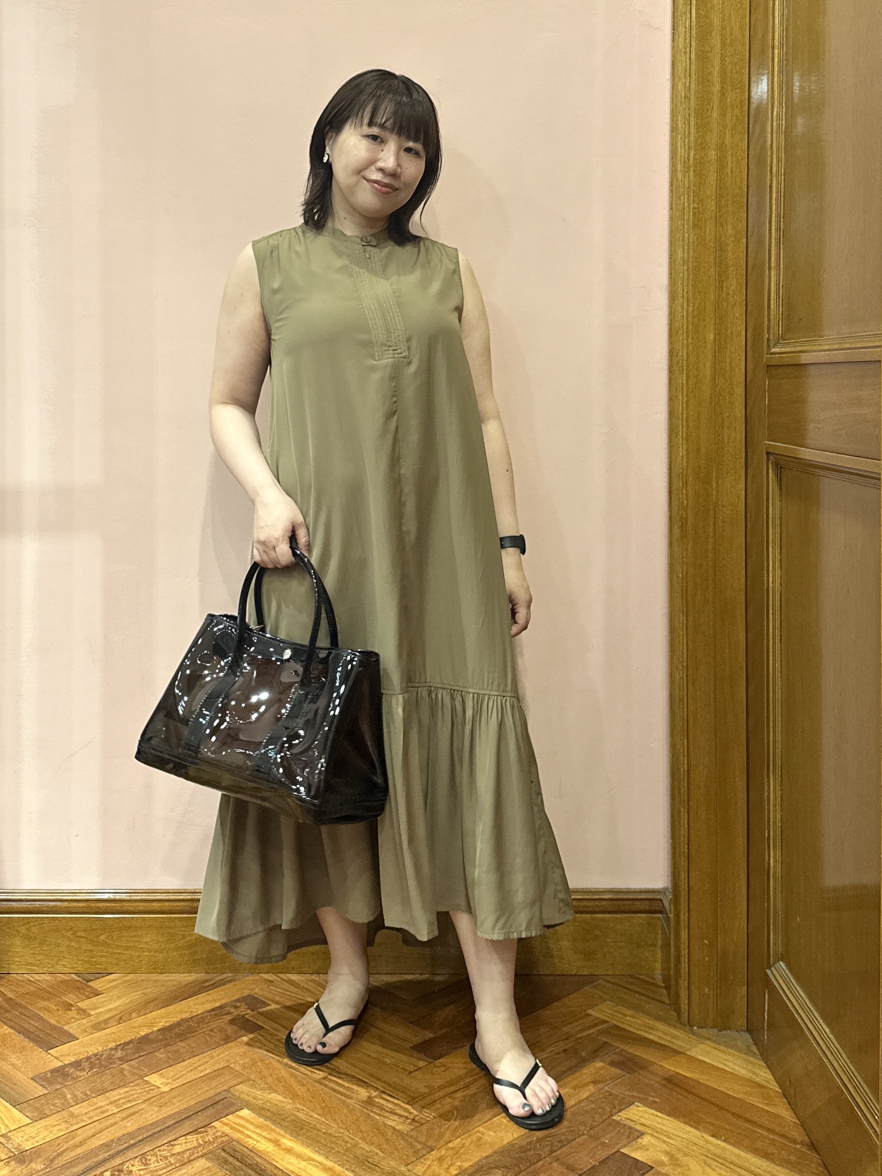 komatsuさんの「DRESSTERIOR｜【ウォッシャブル】コットンシルク カーディガン」を使ったコーディネート