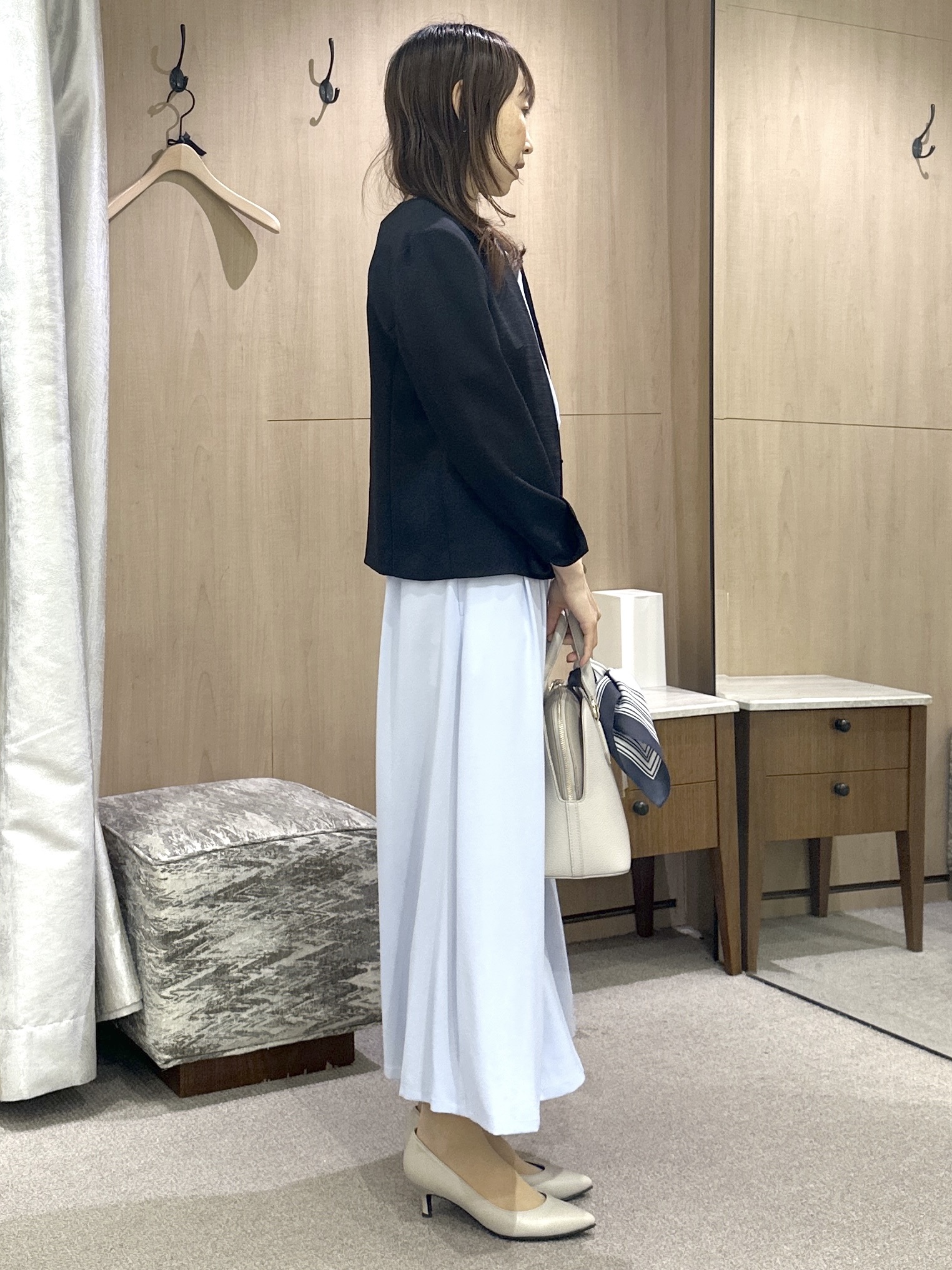 Miwaさんの「UNTITLED｜【清涼感/洗える】ミニマルシルエットジャケット」を使ったコーディネート