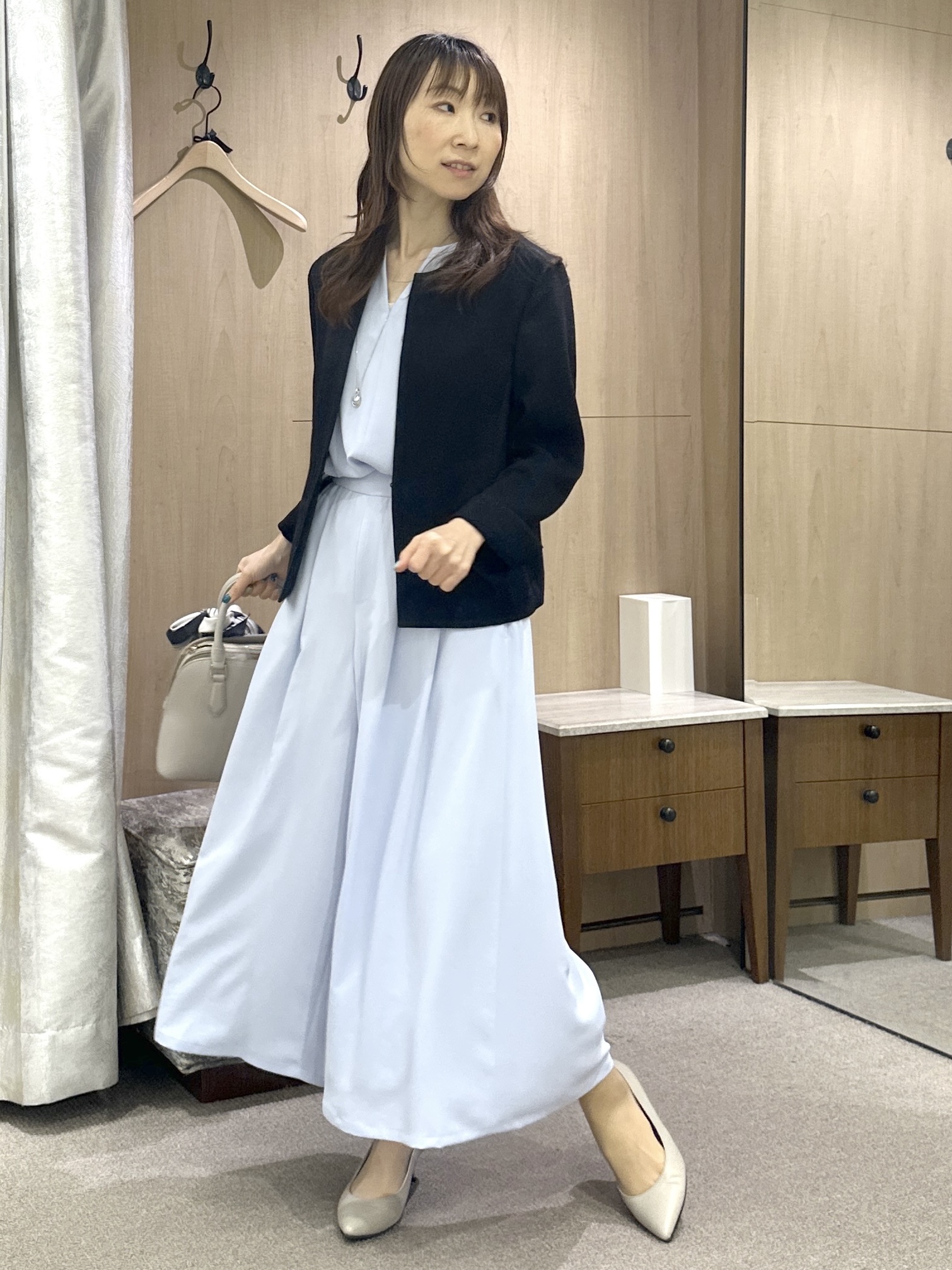 Miwaさんの「UNTITLED｜【清涼感/洗える】ミニマルシルエットジャケット」を使ったコーディネート