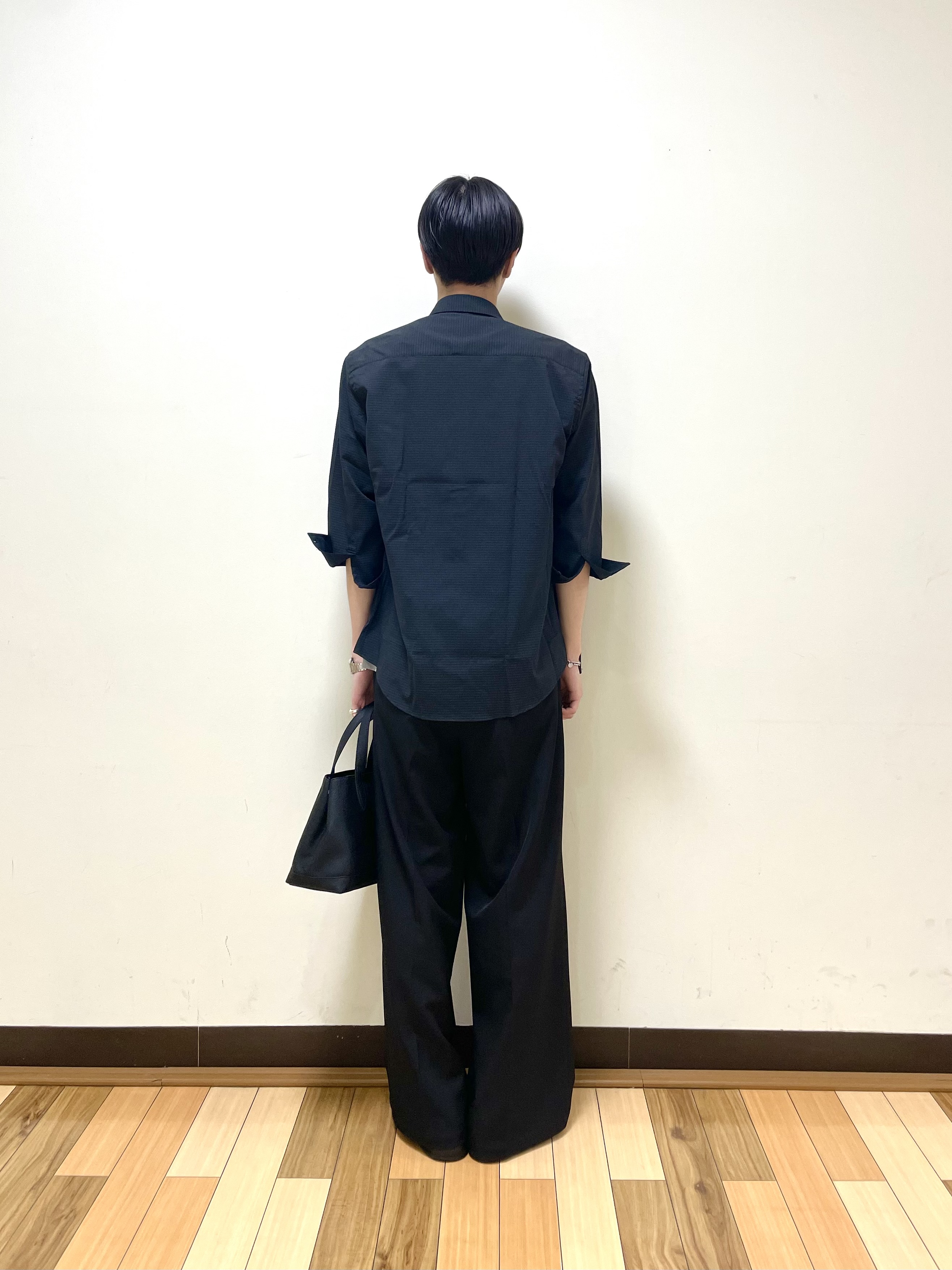 Seiyaさんの「TAKEO KIKUCHI｜【日本製】DotAir（R）サッカー7分袖シャツ」を使ったコーディネート