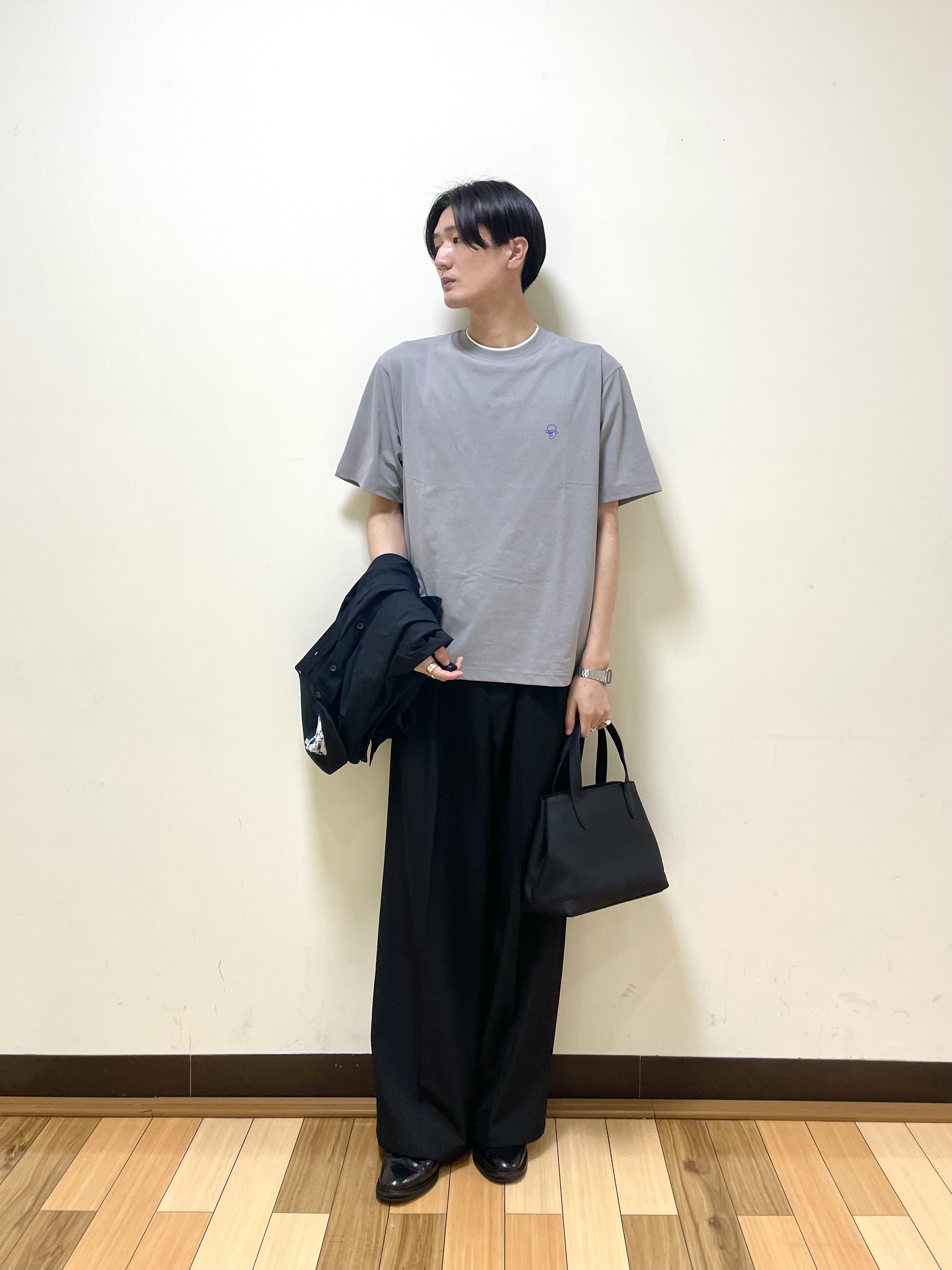 Seiyaさんの「TAKEO KIKUCHI｜【日本製】DotAir（R）サッカー7分袖シャツ」を使ったコーディネート