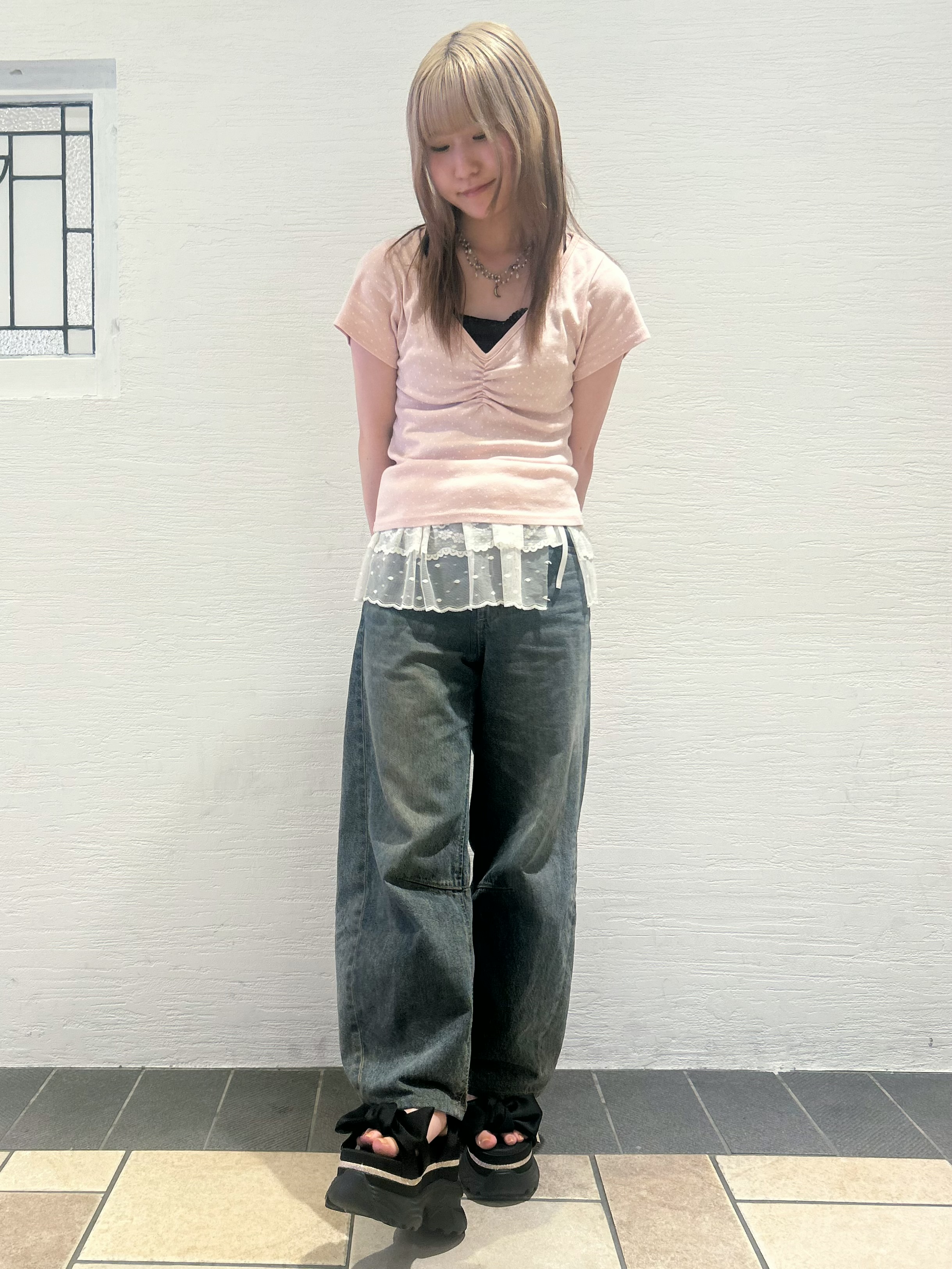 miyuさんの「ESPERANZA｜グリッターラインリボンスポサン」を使ったコーディネート