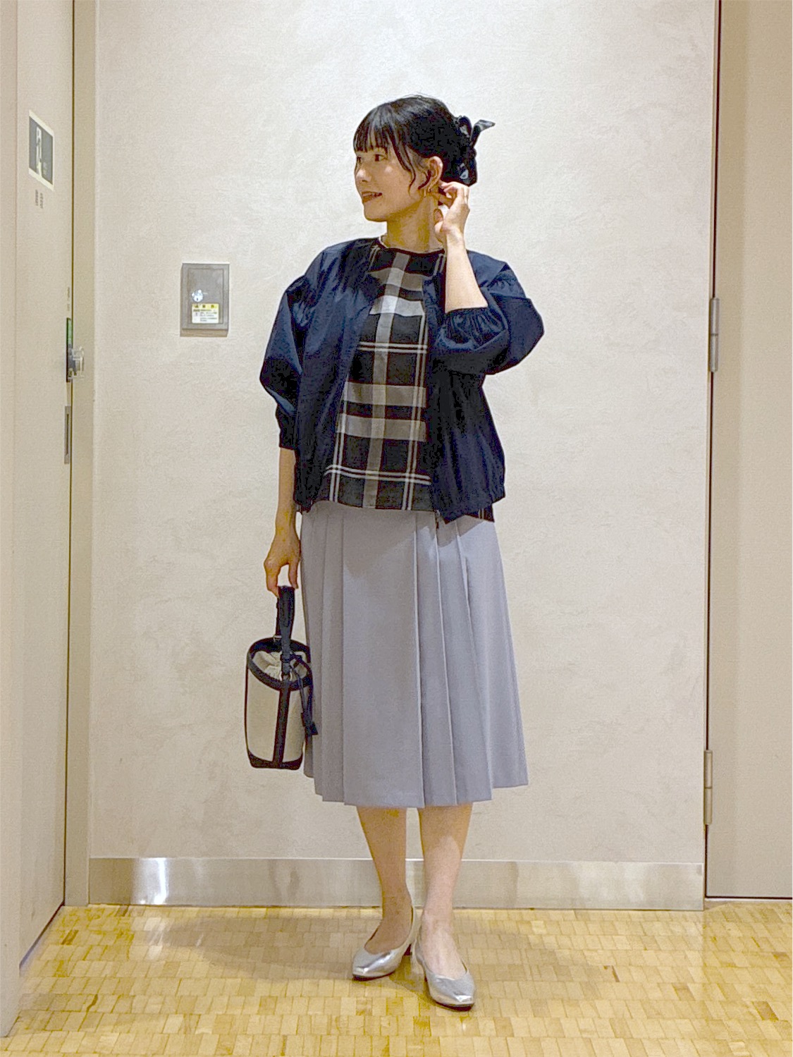 beni_gingerさんの「Reflect｜フロントファスナーシアーブルゾン」を使ったコーディネート