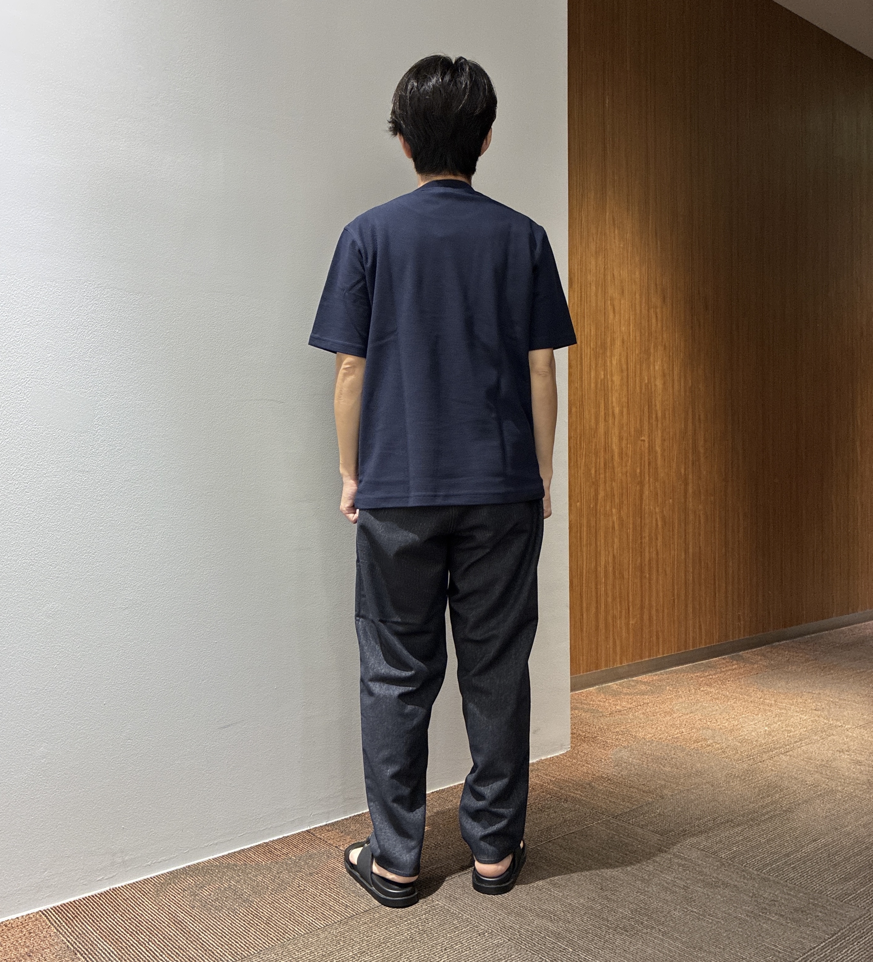 わいずみさんの「TAKEO KIKUCHI｜リップル小花シャツ」を使ったコーディネート