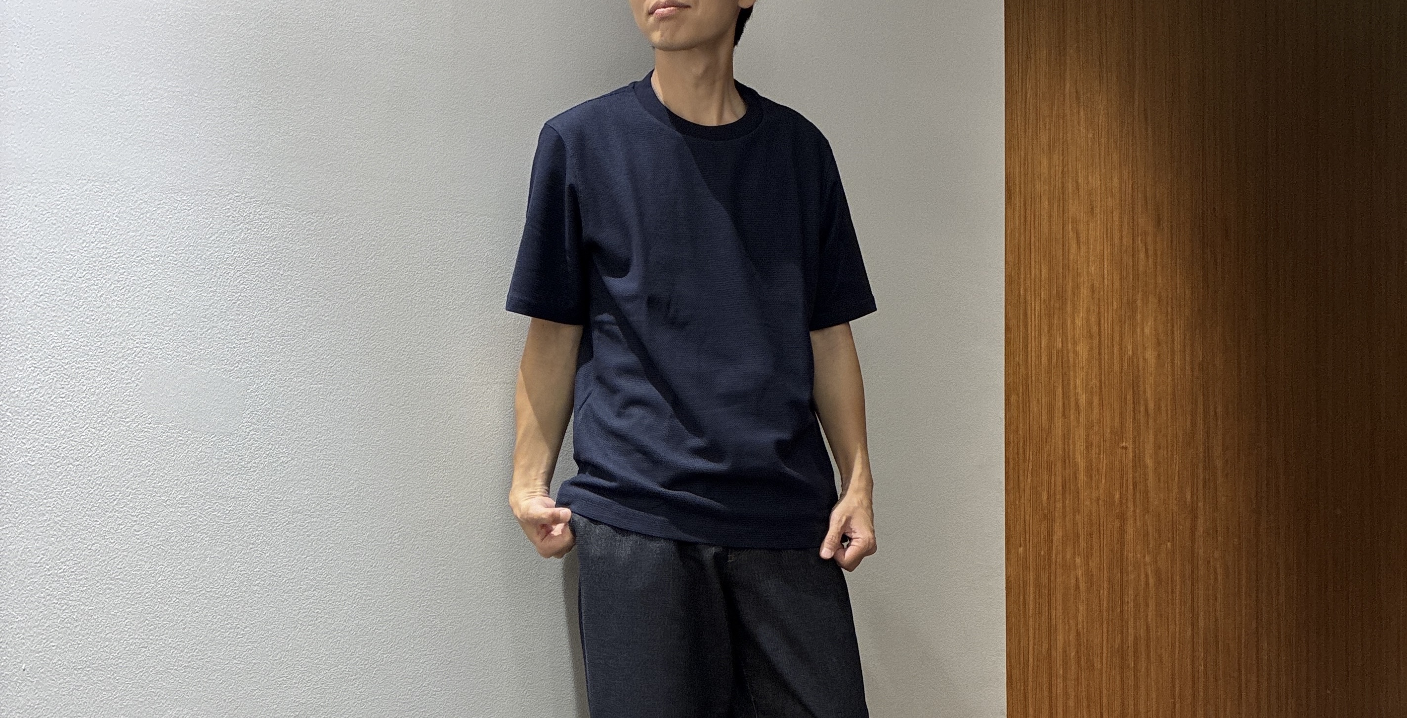 わいずみさんの「TAKEO KIKUCHI｜リップル小花シャツ」を使ったコーディネート