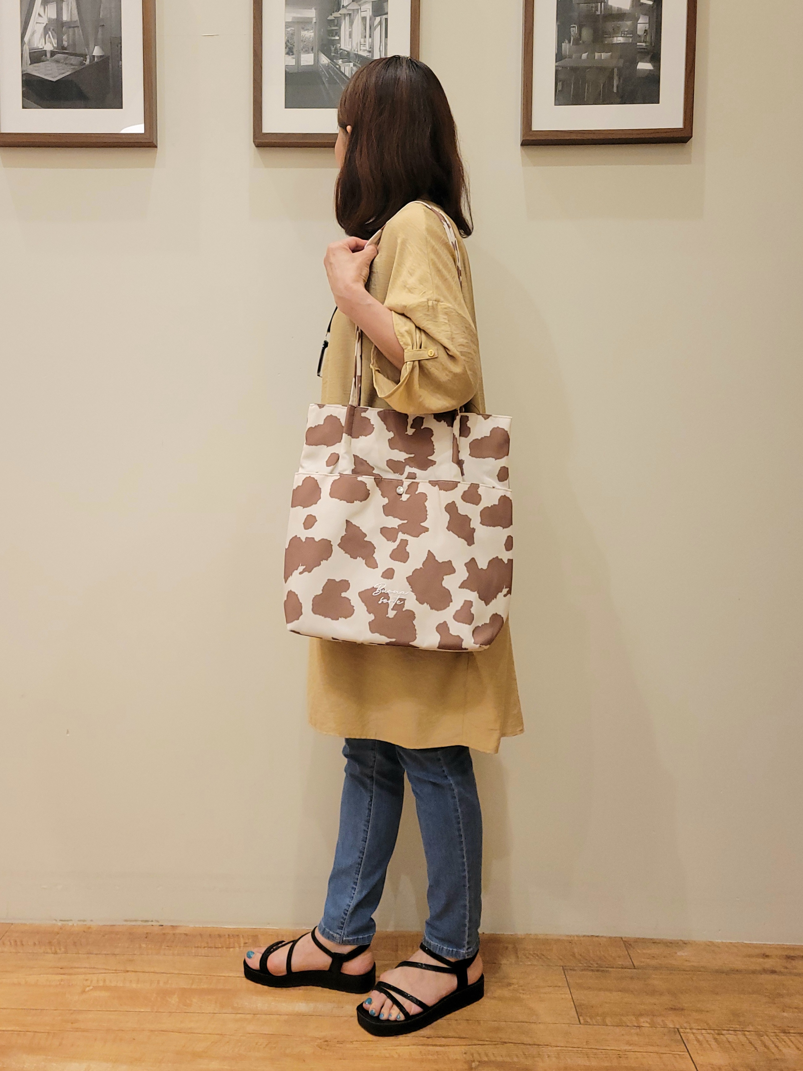ユウさんの「SHOO･LA･RUE｜【S-LL/洗濯後しわになりにくい】ゆるっと体型カバー 7分袖コクーンチュニック」を使ったコーディネート