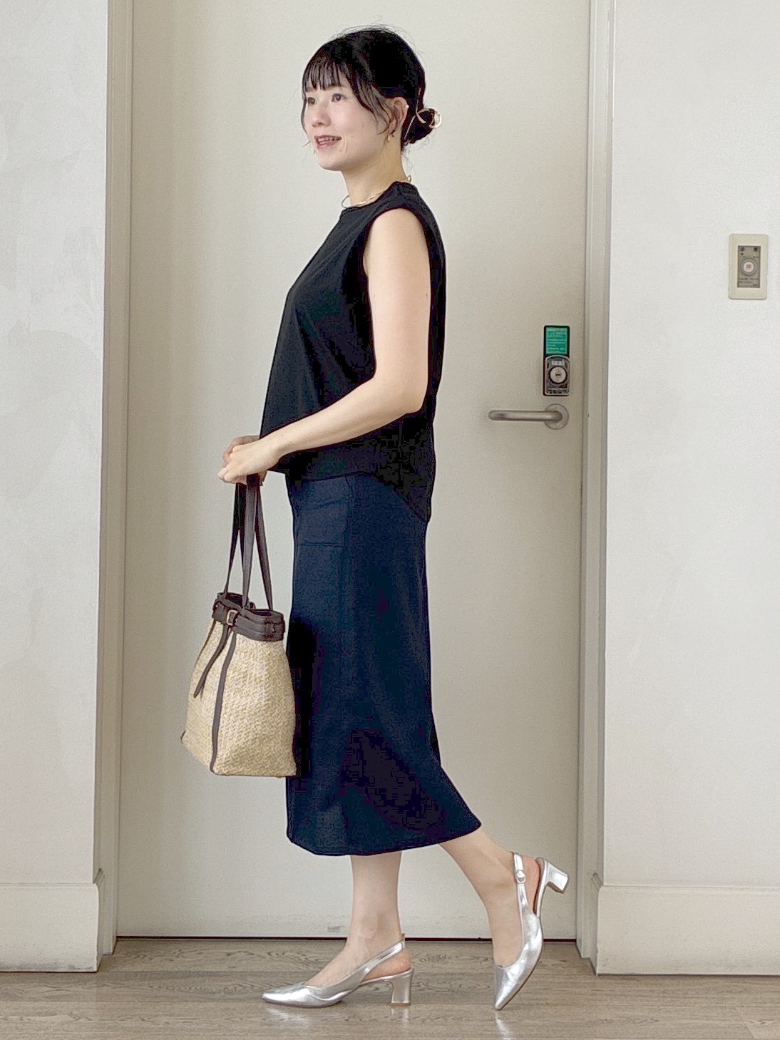  beni_gingerさんの「Reflect｜【UVカット／接触冷感／吸水速乾】フレンチスリーブプルオーバー」を使ったコーディネート