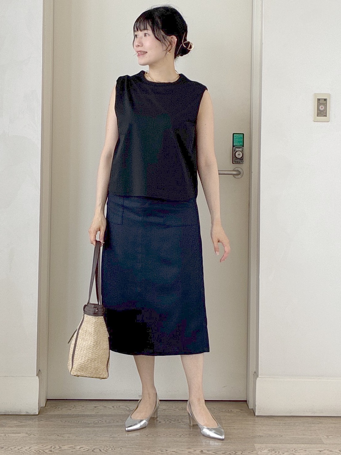  beni_gingerさんの「Reflect｜【UVカット／接触冷感／吸水速乾】フレンチスリーブプルオーバー」を使ったコーディネート