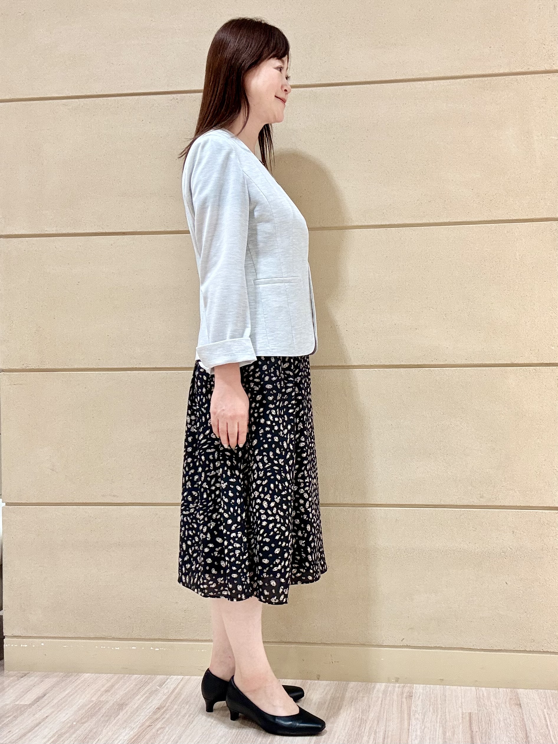 Marさんの「Reflect｜【SS-4Lサイズ／UVカット／接触冷感】匠ジャケット／ノーカラー」を使ったコーディネート
