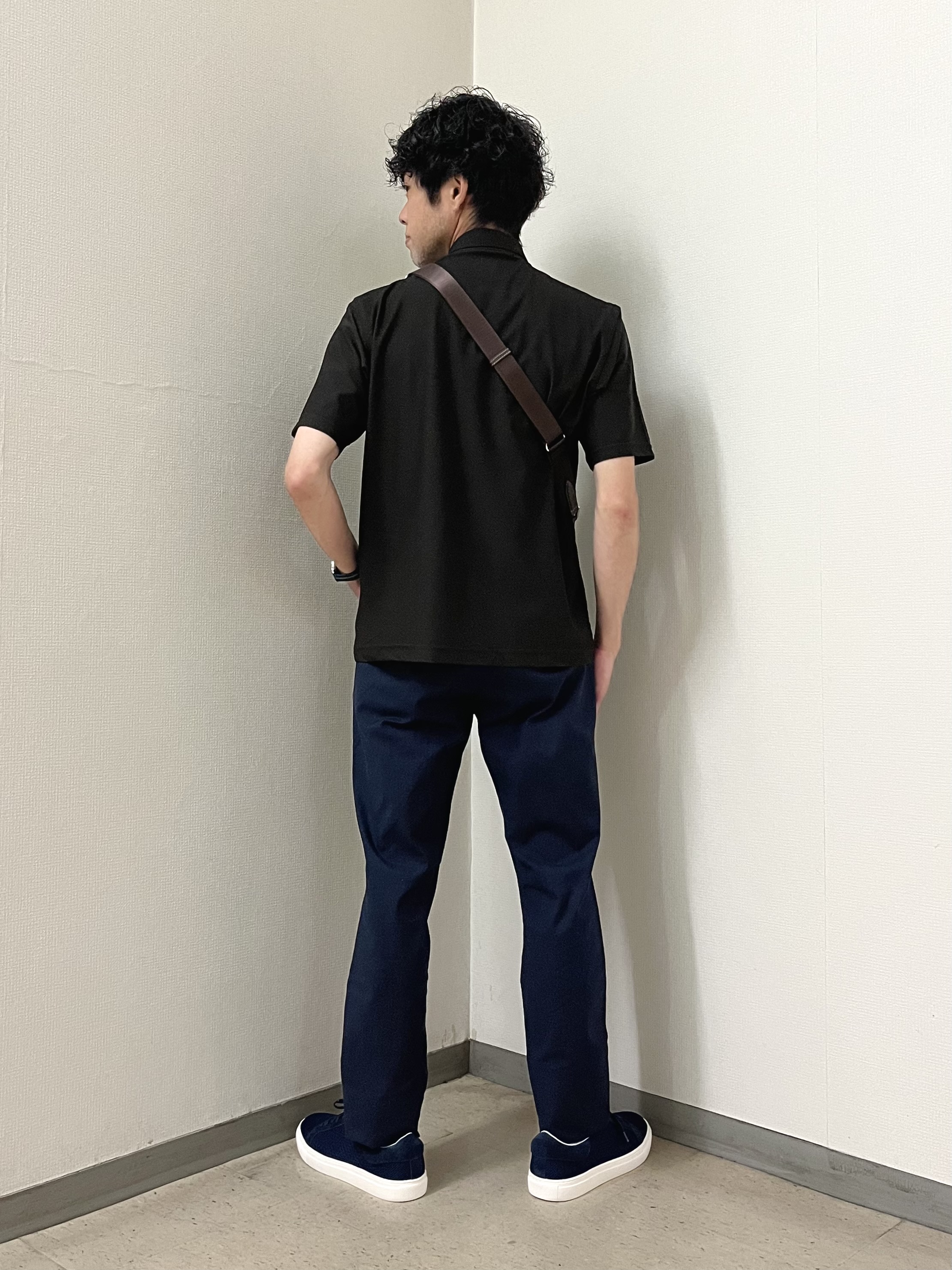 URAさんの「TAKEO KIKUCHI｜【通気性】AIR TOOL ポロシャツ」を使ったコーディネート