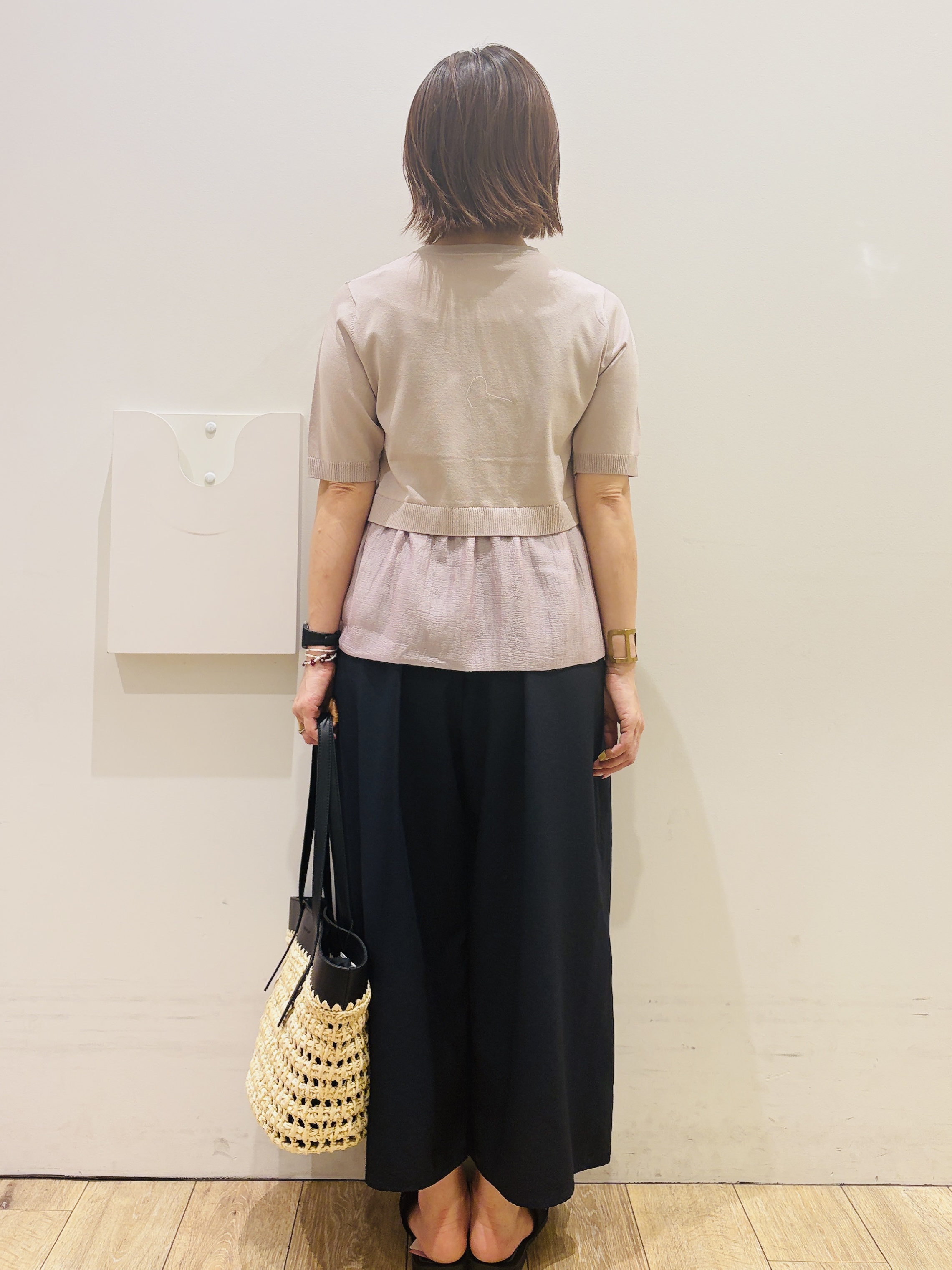 YUKOさんの「index｜ラメコードラフサンダル」を使ったコーディネート