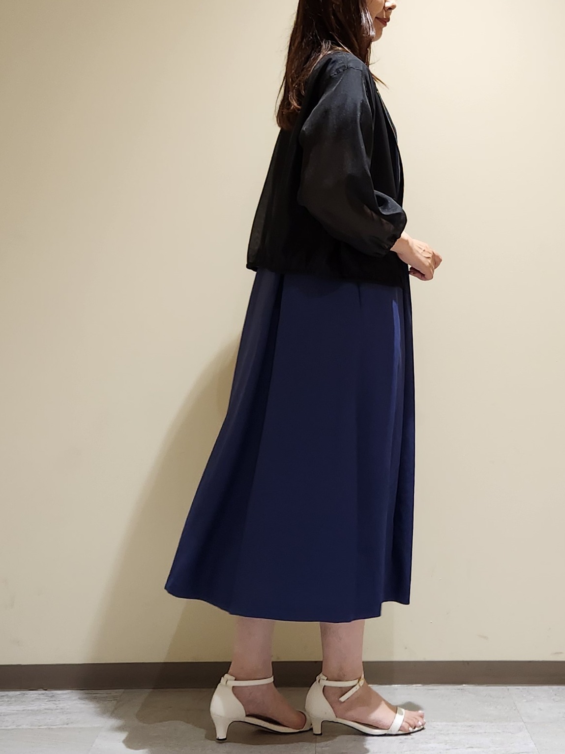 yukaさんの「COUP DE CHANCE｜【手洗い可/軽量】シアーブルゾン」を使ったコーディネート