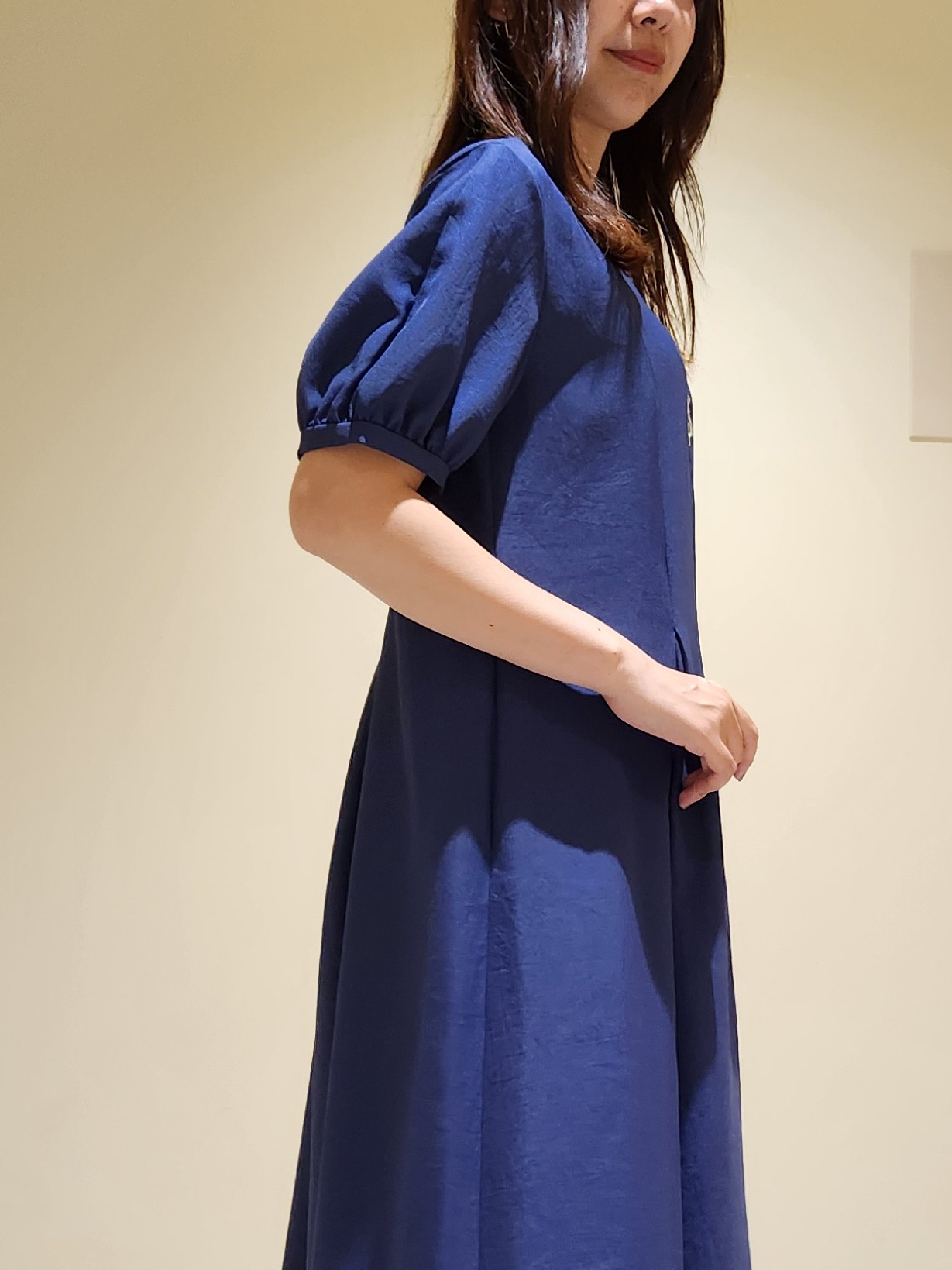 yukaさんの「COUP DE CHANCE｜【手洗い可／日本製】サックワンピース」を使ったコーディネート