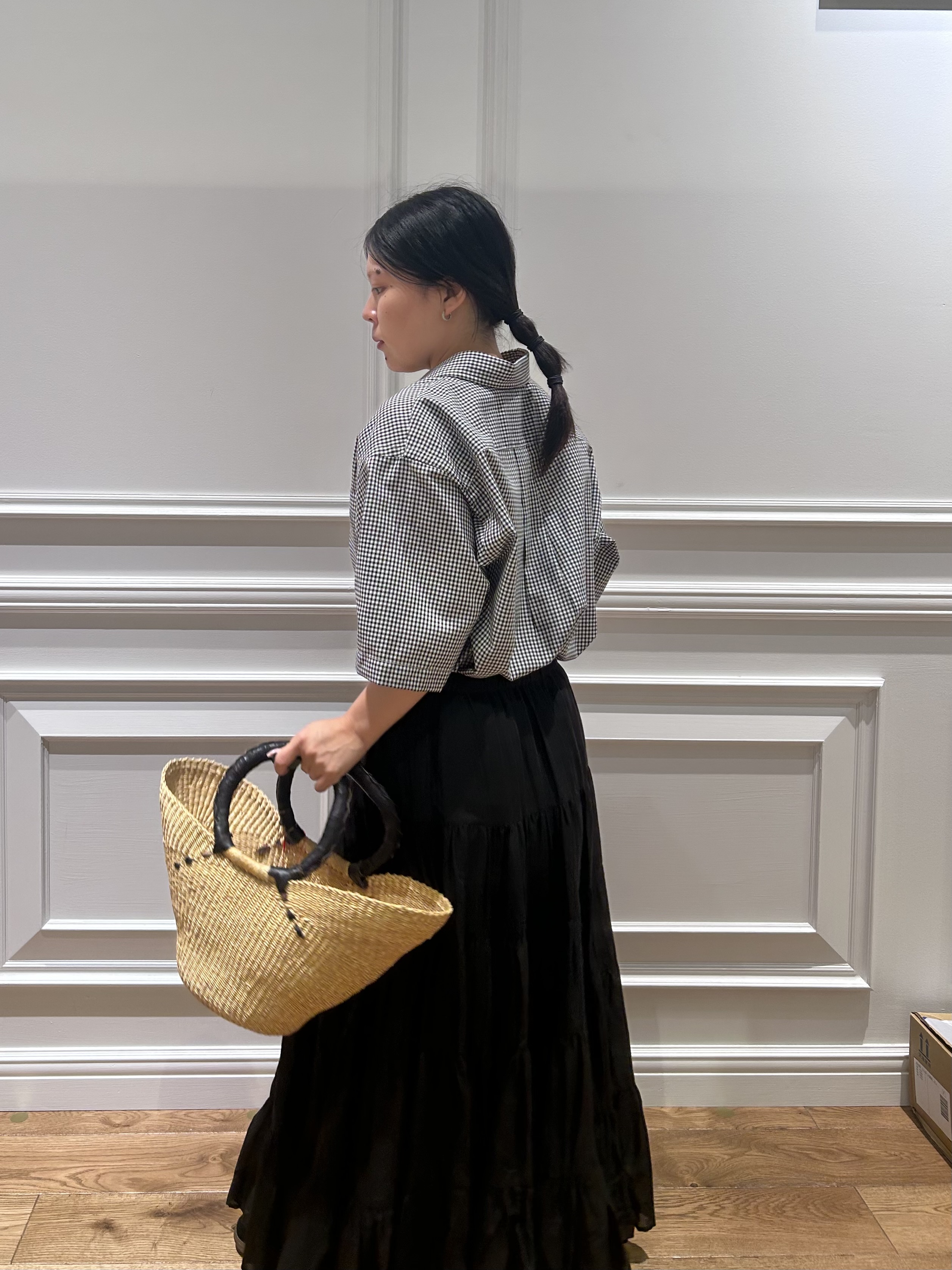 とりみさんの「DRESSTERIOR｜【再入荷】コットンボイルティアードスカート」を使ったコーディネート
