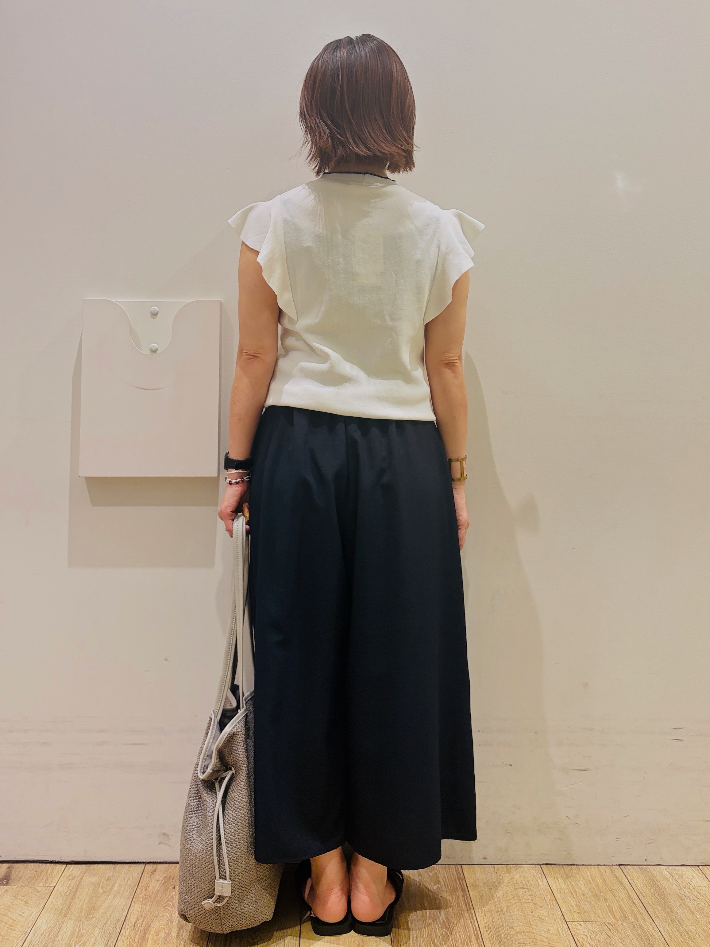 YUKOさんの「index｜ラメコードラフサンダル」を使ったコーディネート