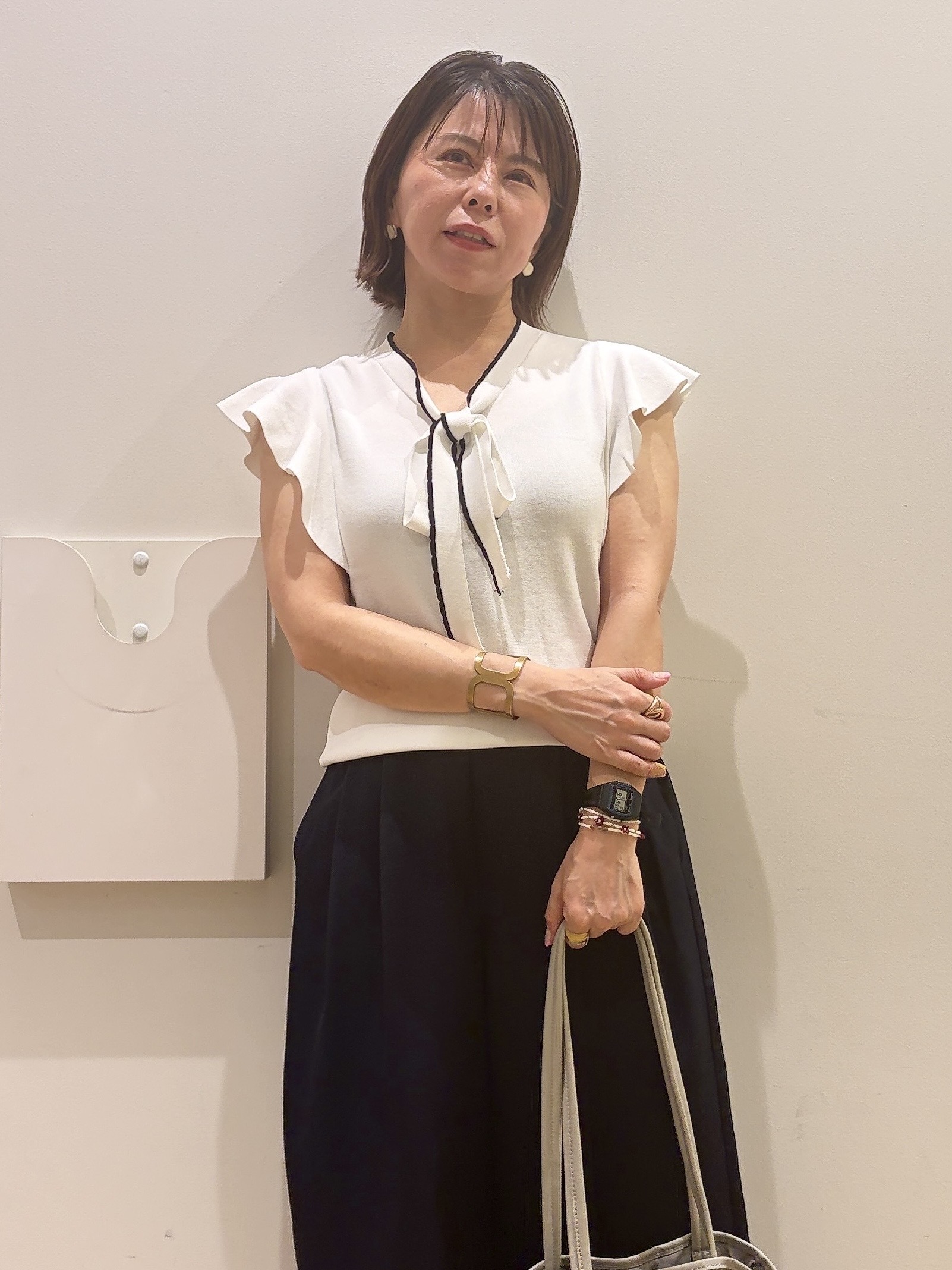 YUKOさんの「index｜ラメコードラフサンダル」を使ったコーディネート