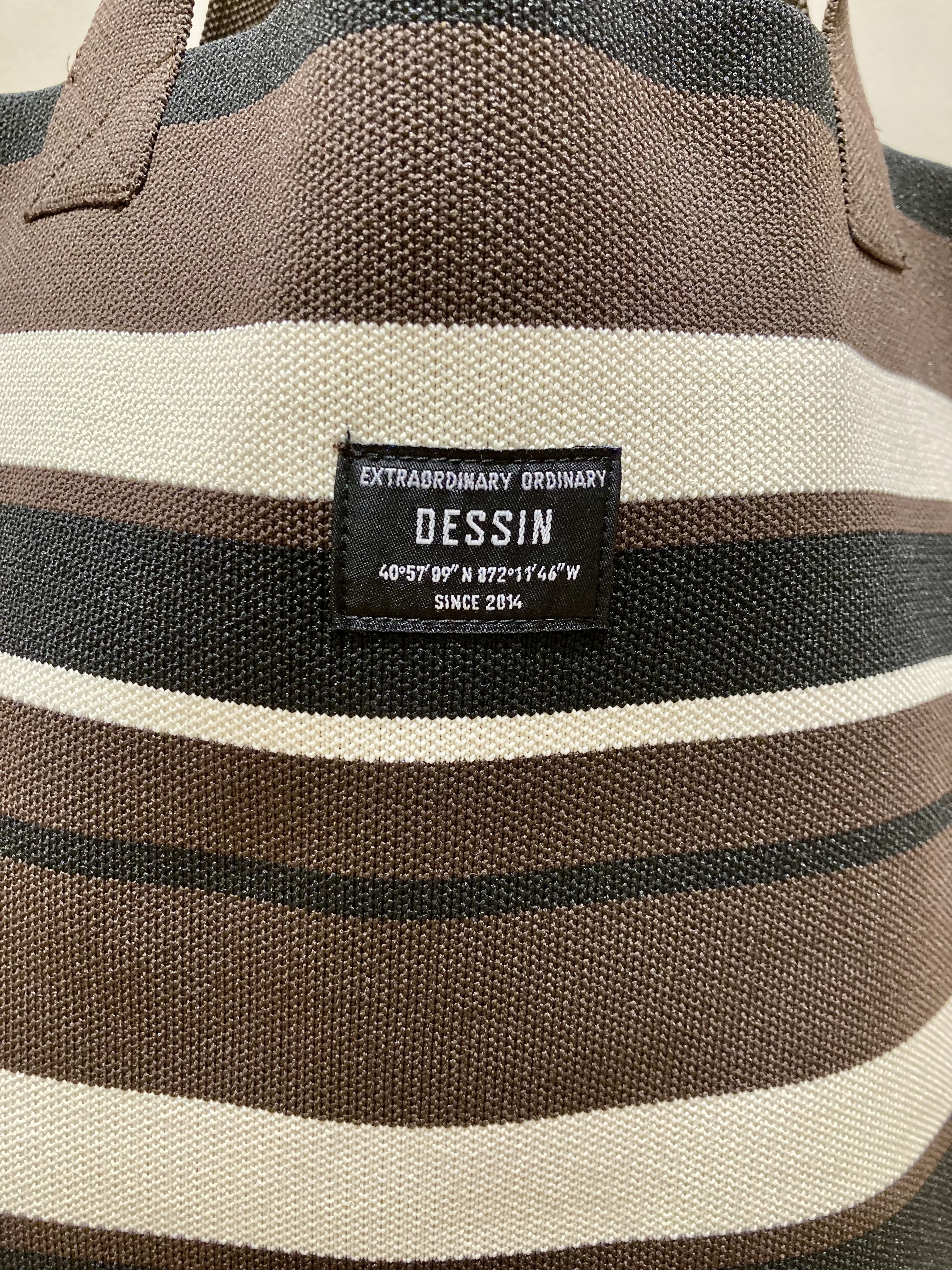 YAMAさんの「Dessin｜【マシンウォッシャブル・A4収納可】ランダムボーダーニットBAG」を使ったコーディネート