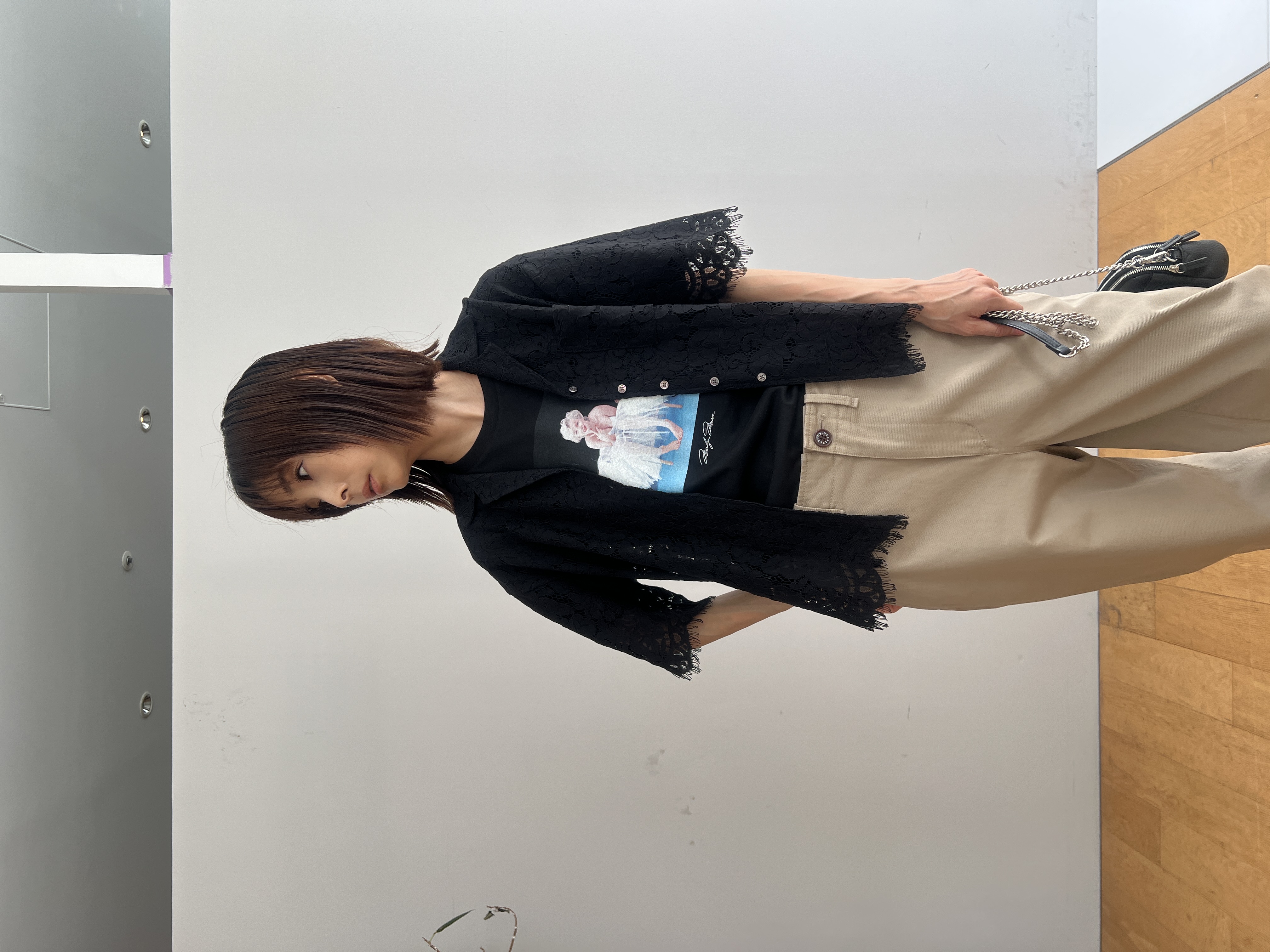 misaさんの「DRESSTERIOR｜ヴィンテージ ワイドチノ」を使ったコーディネート
