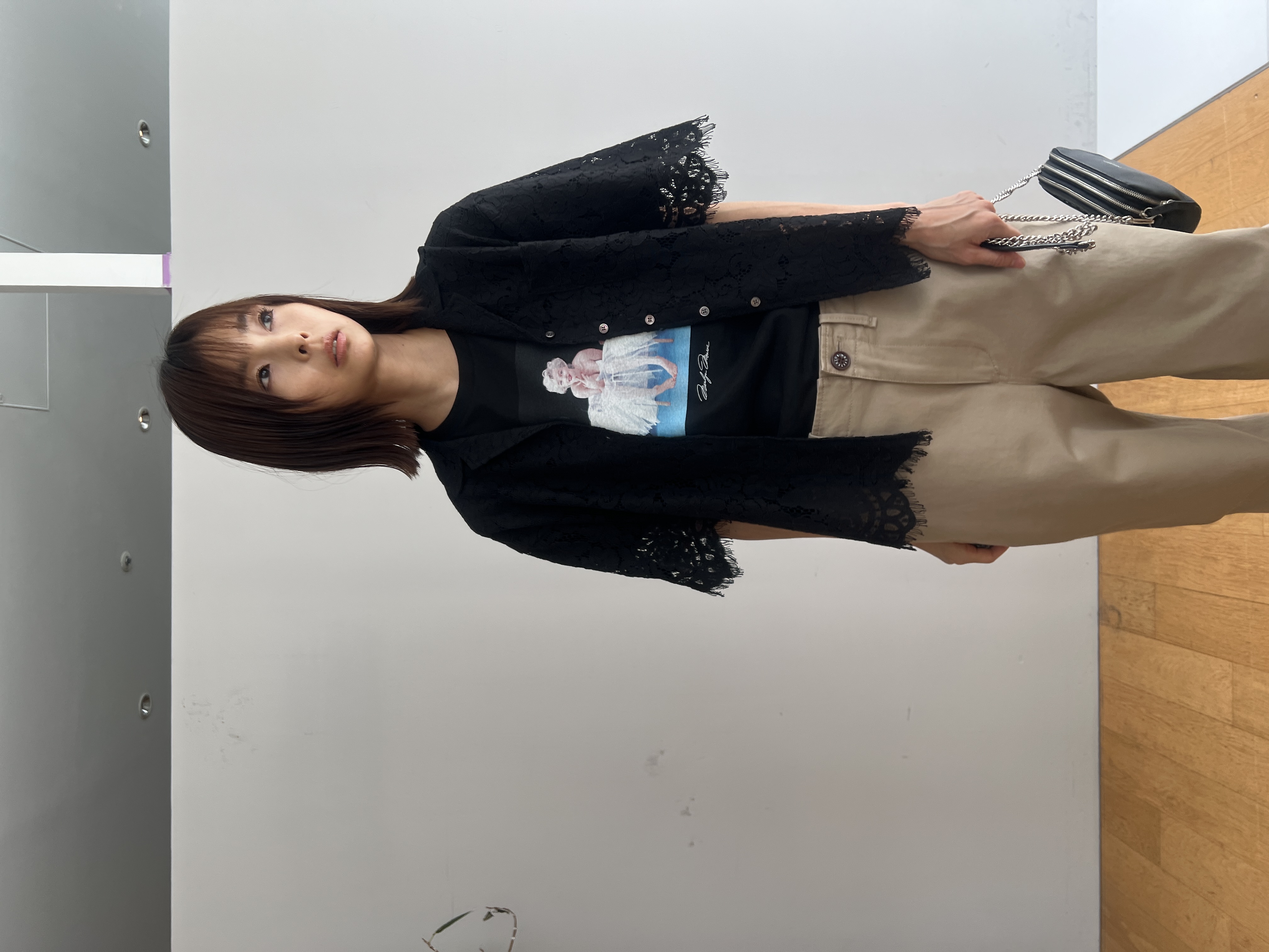 misaさんの「DRESSTERIOR｜ヴィンテージ ワイドチノ」を使ったコーディネート