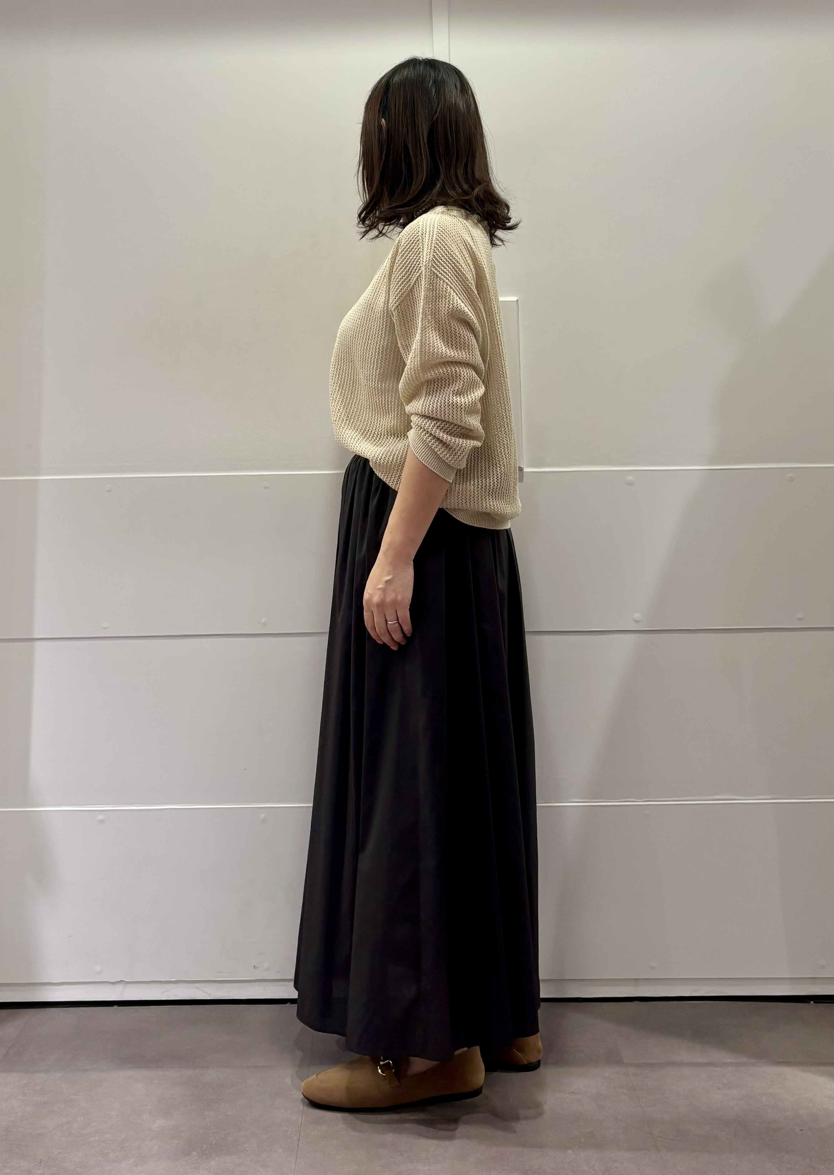 TOKOさんの「UNTITLED｜◆シアーメッシュニット」を使ったコーディネート
