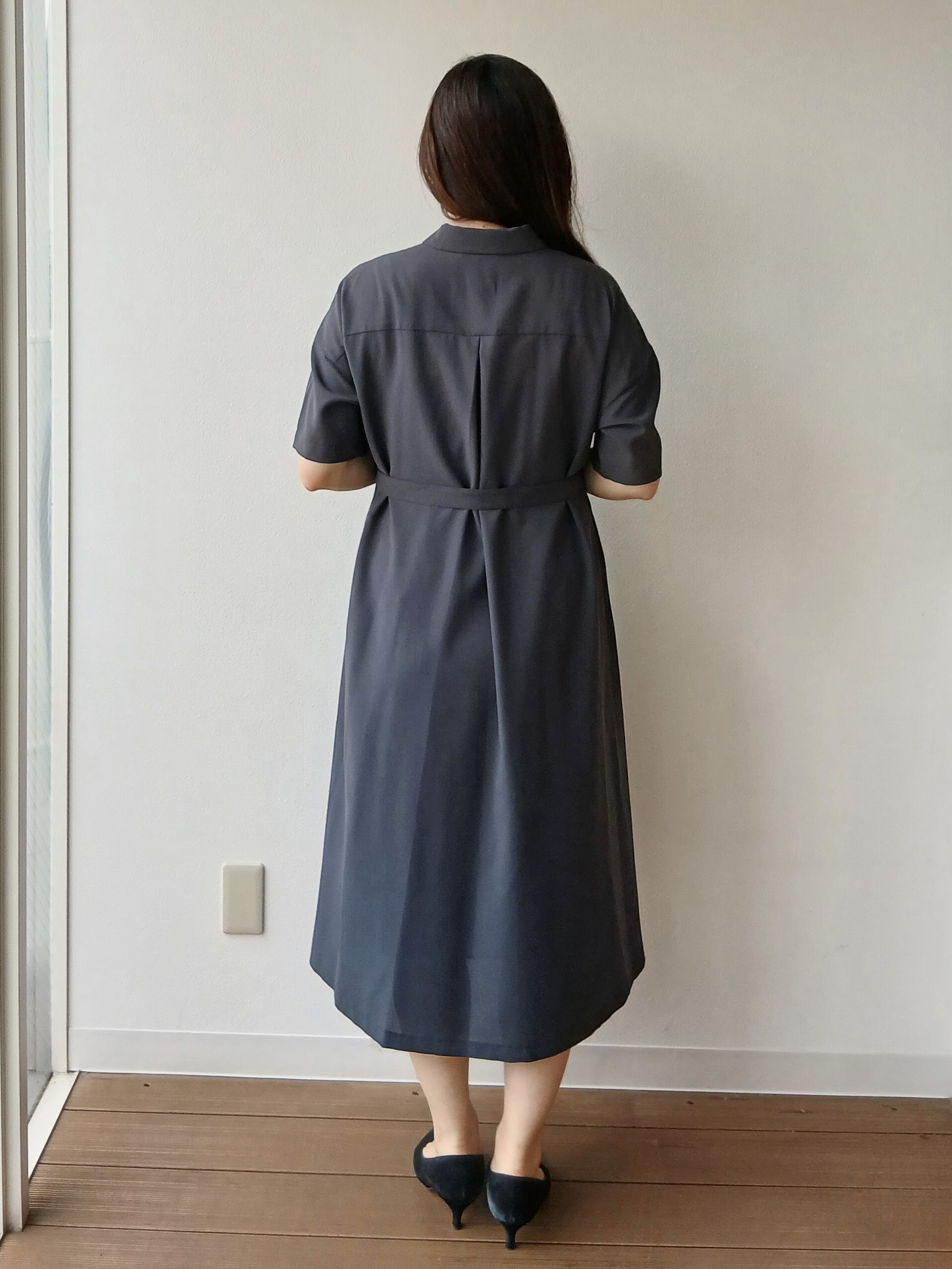 なみきさんの「UNTITLED｜【初秋も活躍/UVカット/接触冷感】エアリークールワンピース」を使ったコーディネート