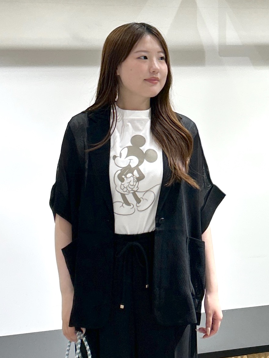 sayaさんの「OPAQUE.CLIP｜メッシュテーラードジャケット【洗濯機OK】」を使ったコーディネート