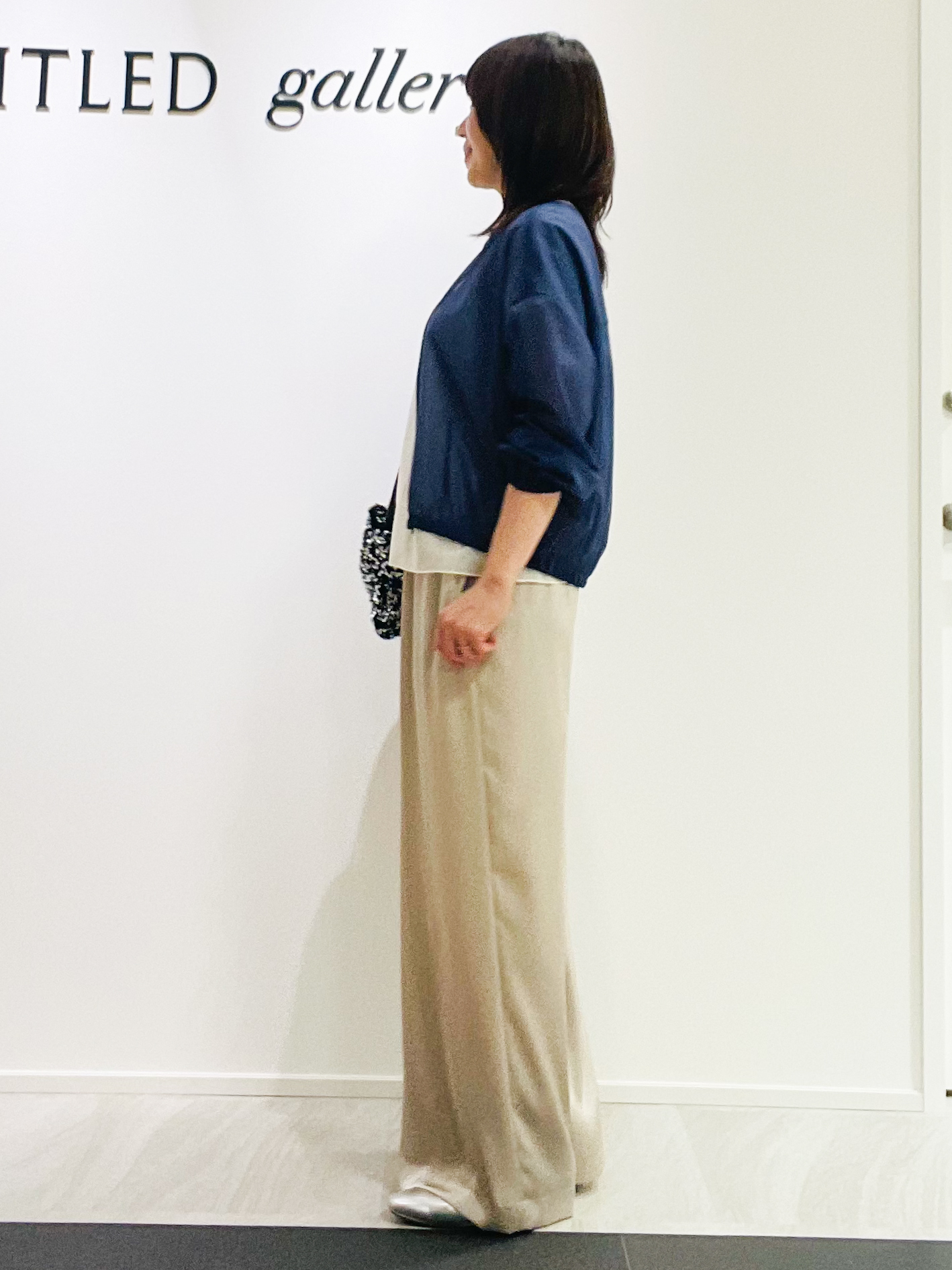 めいさんの「UNTITLED｜【秋羽織り/ジップ】トリコットシアーブラウス」を使ったコーディネート