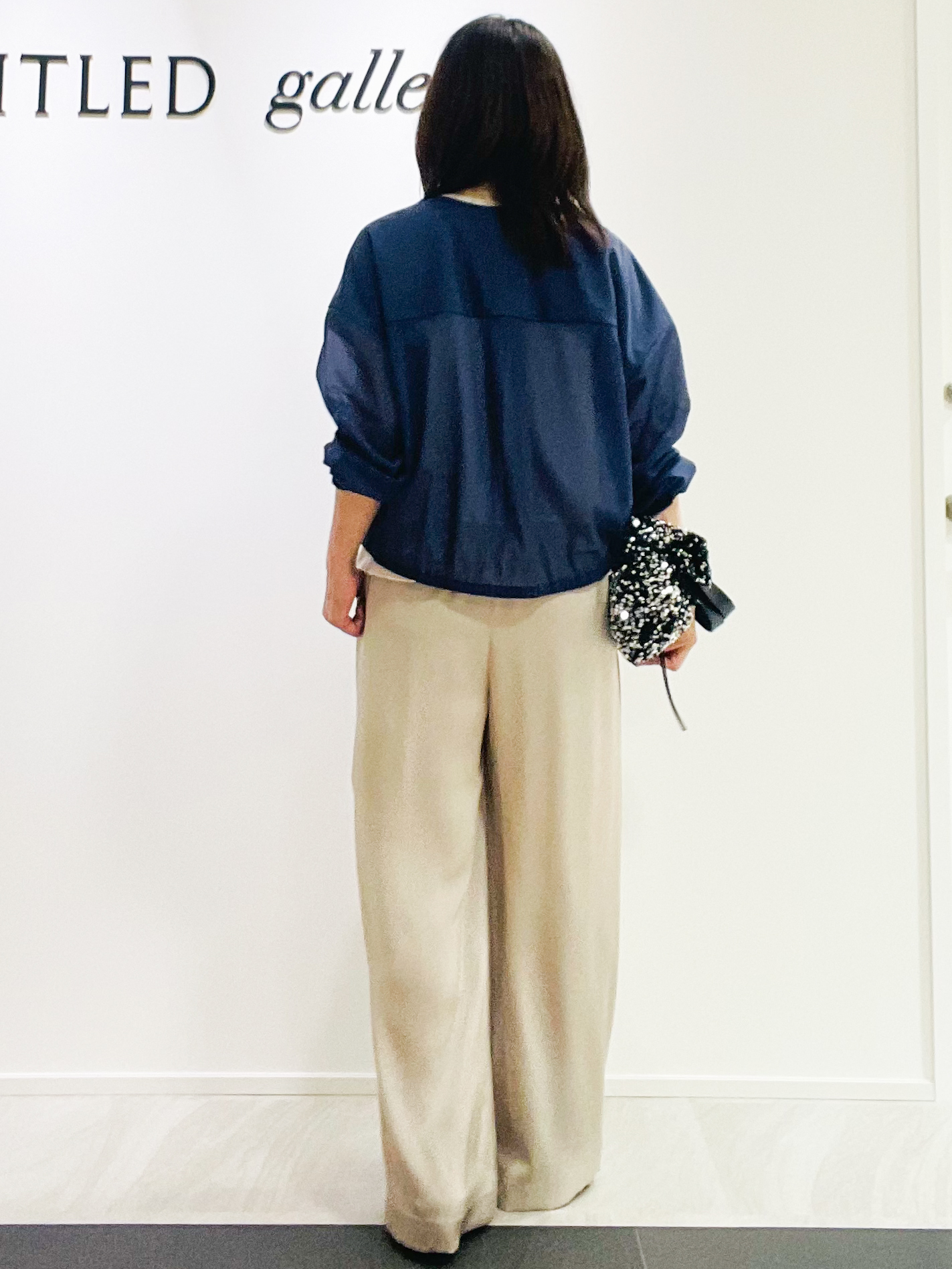 めいさんの「UNTITLED｜【秋羽織り/ジップ】トリコットシアーブラウス」を使ったコーディネート